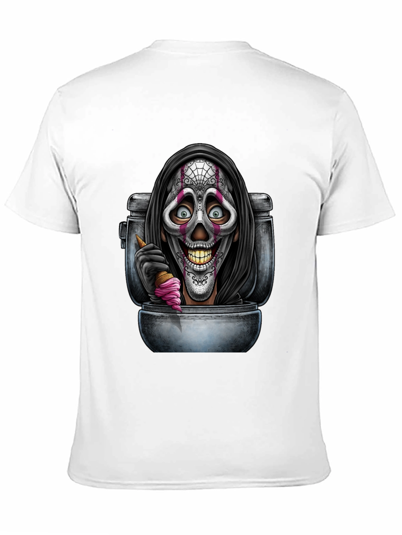 Grim Reaper Toilet Humor T-Shirt