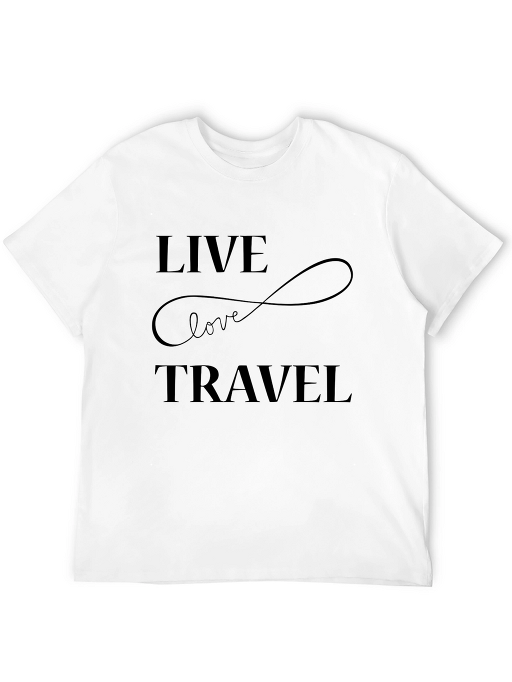 Live Love Travel T-Shirt - Black