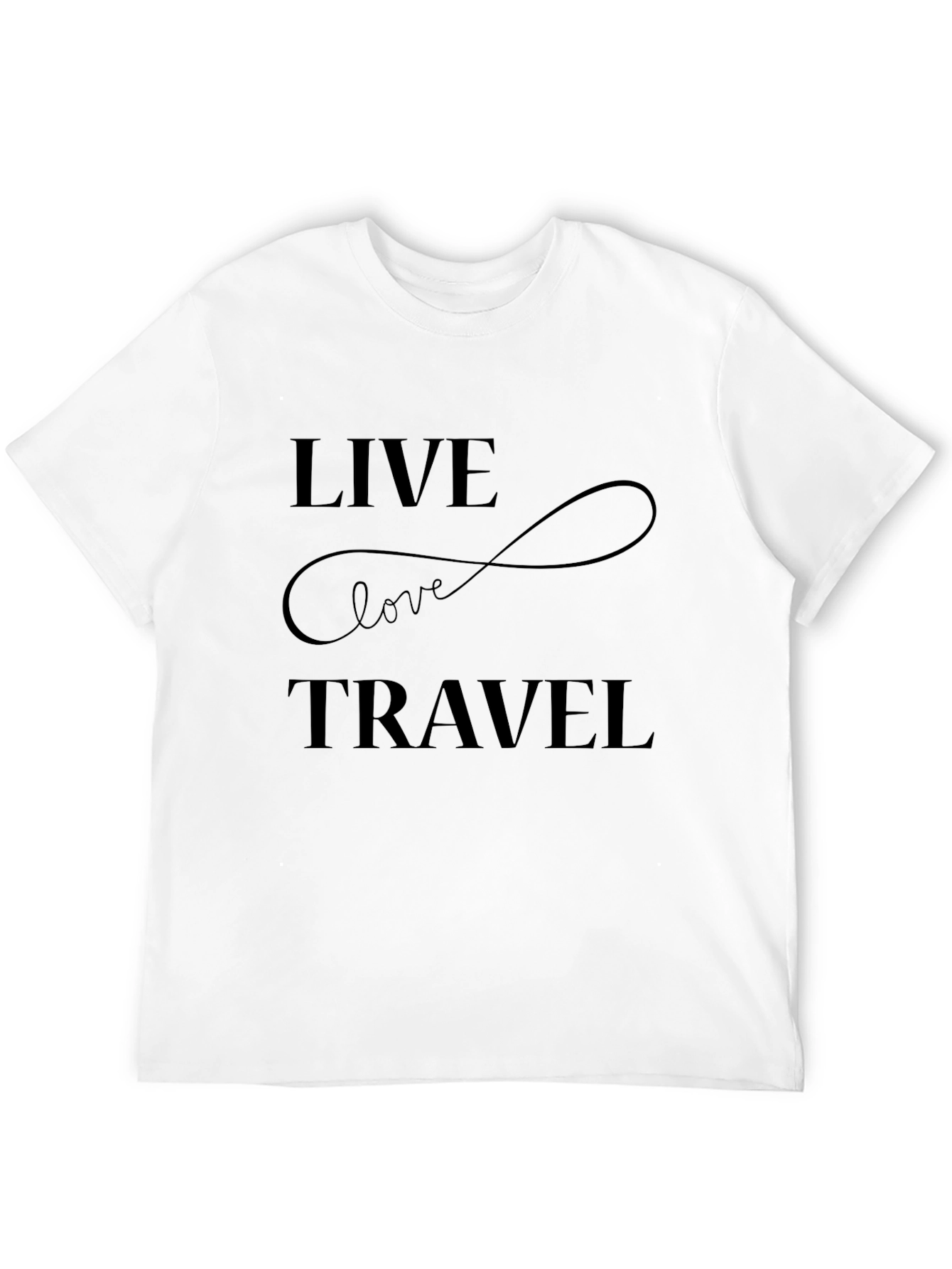Live Love Travel T-Shirt - Black