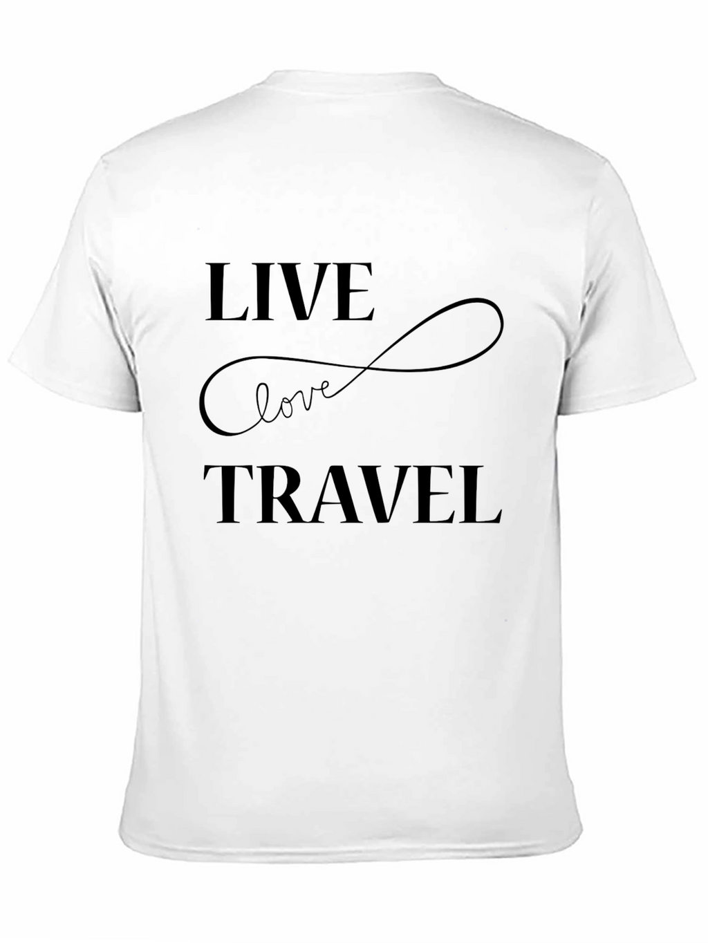 Live Love Travel T-Shirt - Black