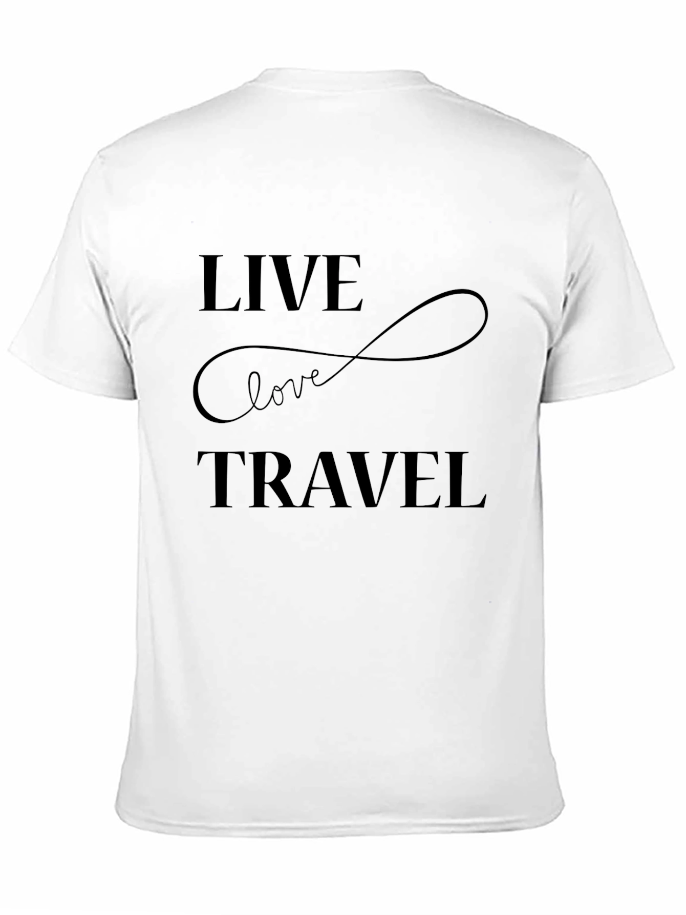 Live Love Travel T-Shirt - Black