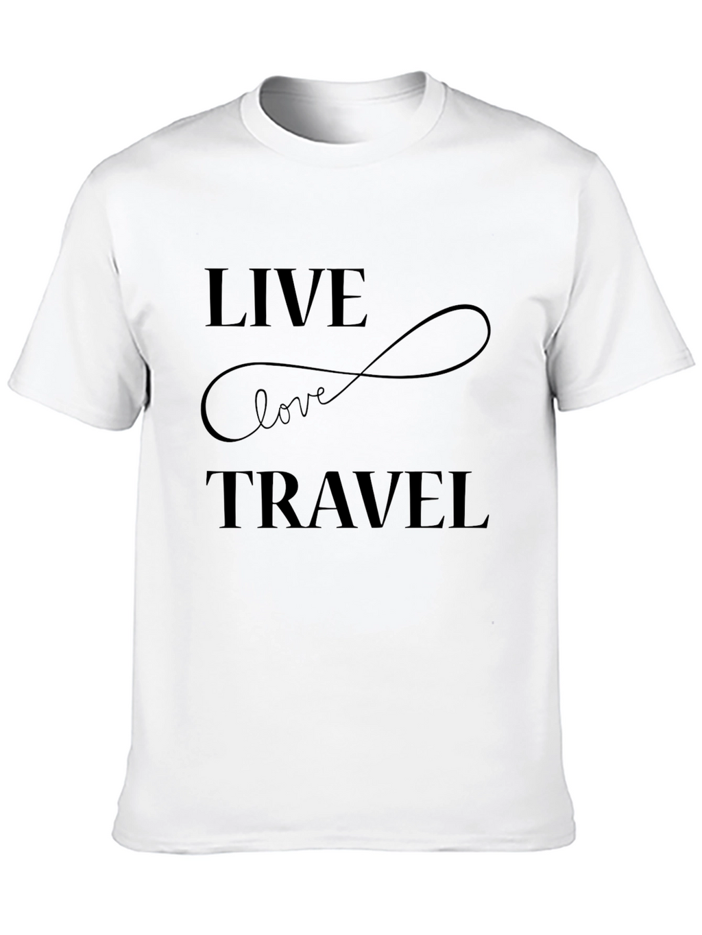 Live Love Travel T-Shirt - Black