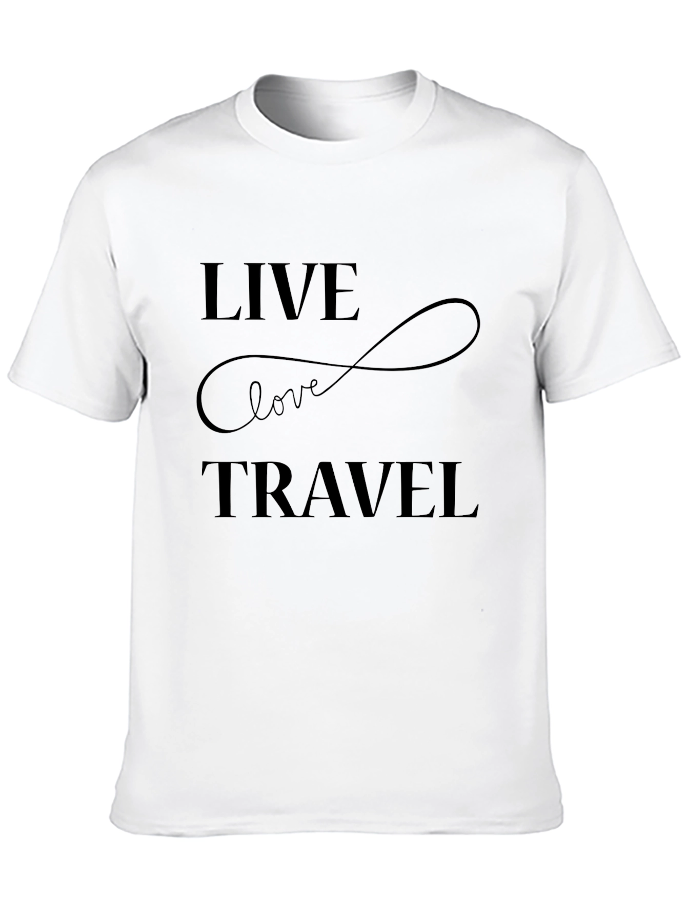 Live Love Travel T-Shirt - Black