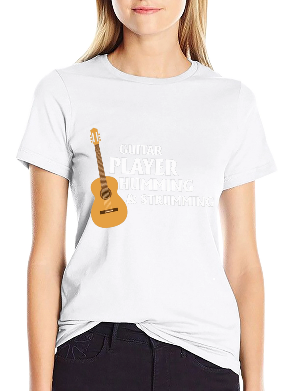 Guitar Player Graphic Tee - Music Lover T-Shirt