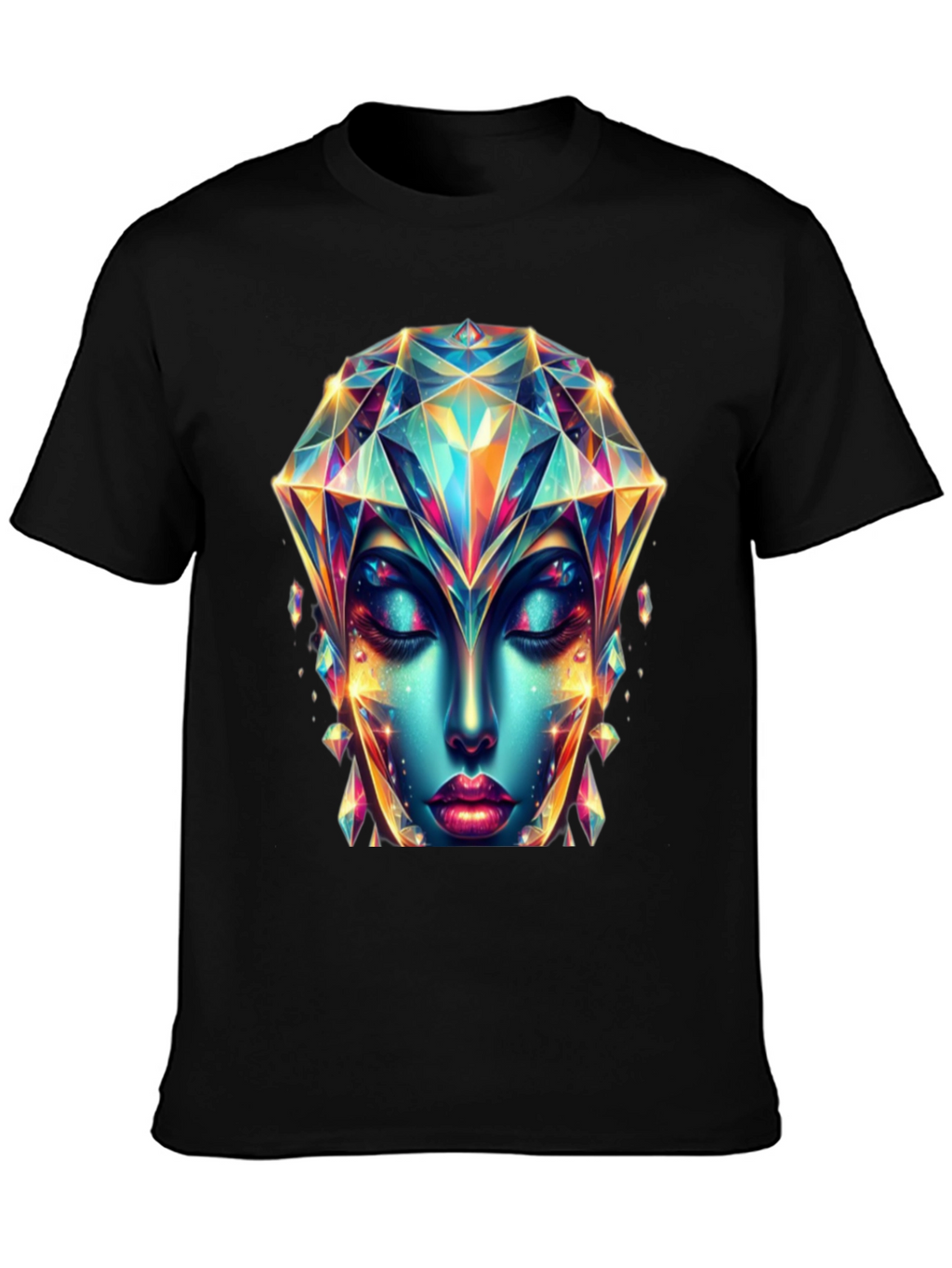 Crystal Diamond Woman Graphic Tee