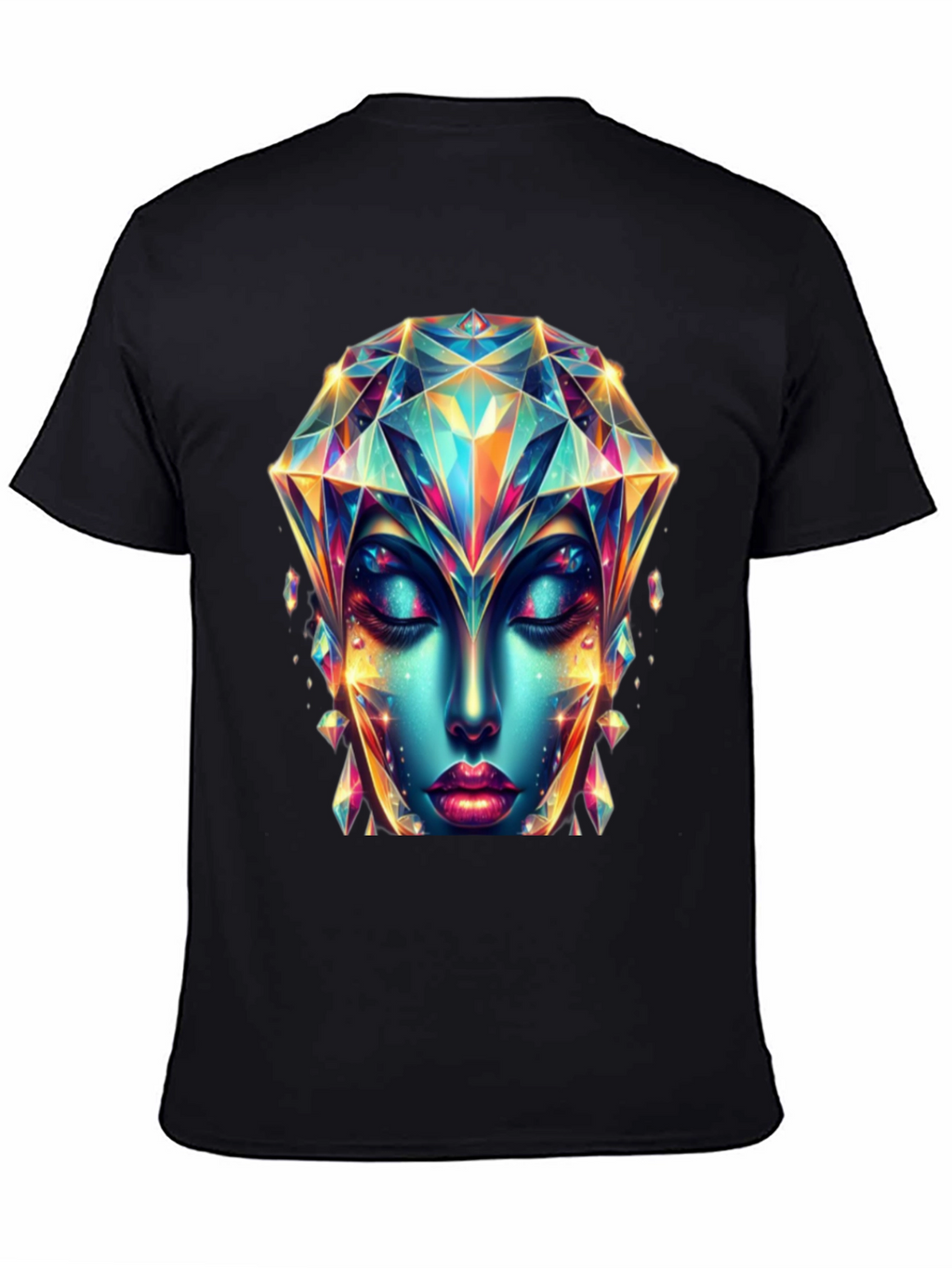 Crystal Diamond Woman Graphic Tee
