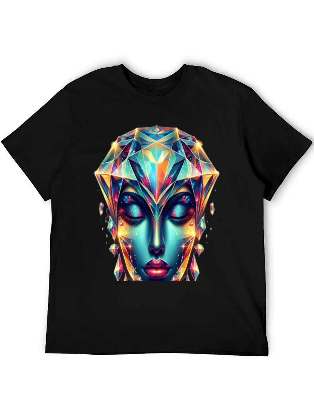 Crystal Diamond Woman Graphic Tee