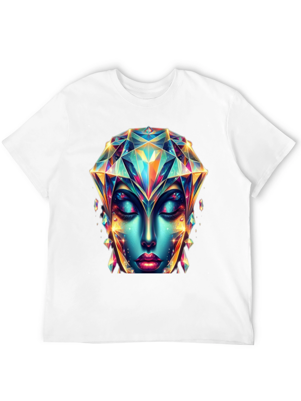 Crystal Diamond Woman Graphic Tee