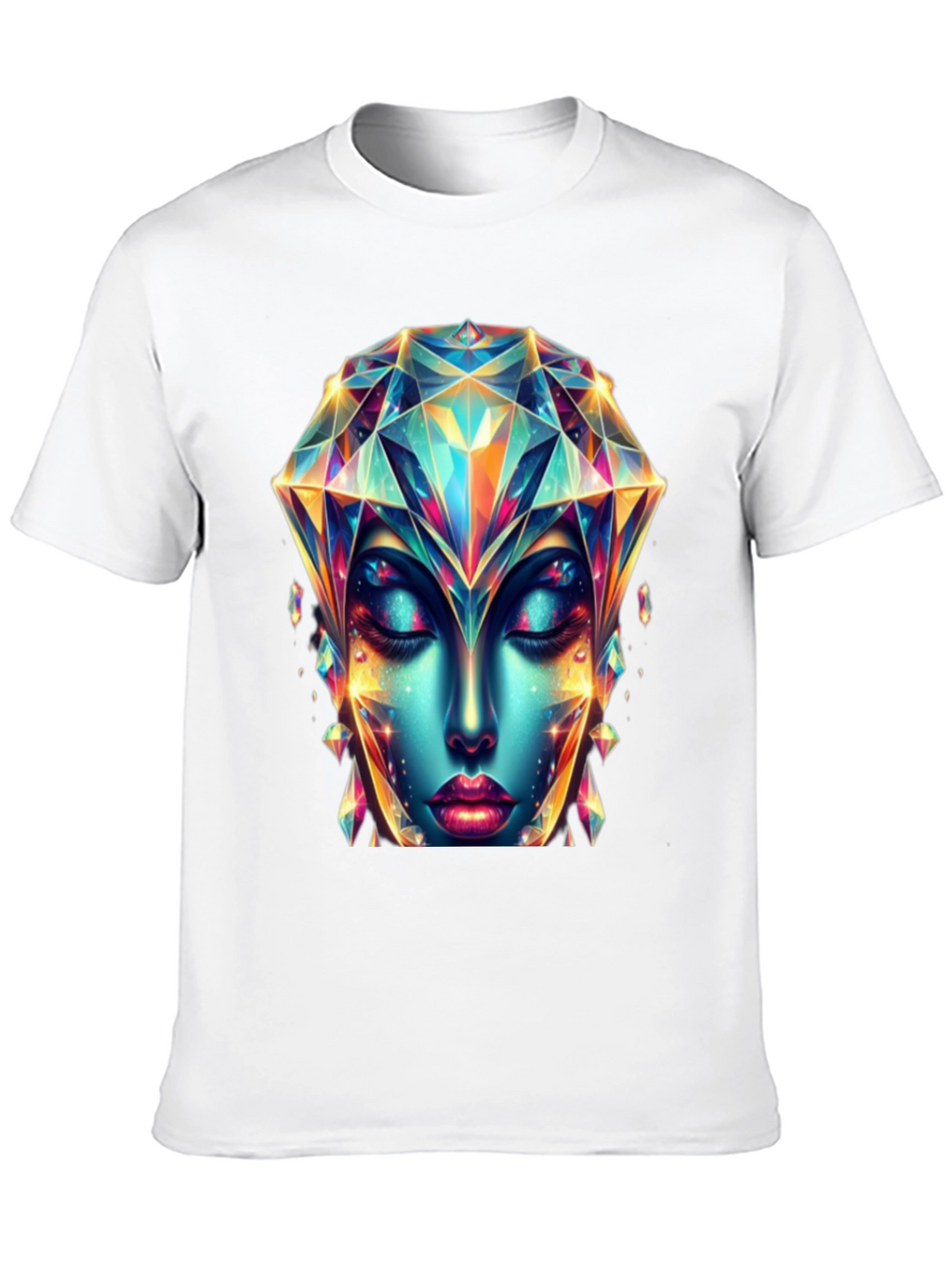 Crystal Diamond Woman Graphic Tee