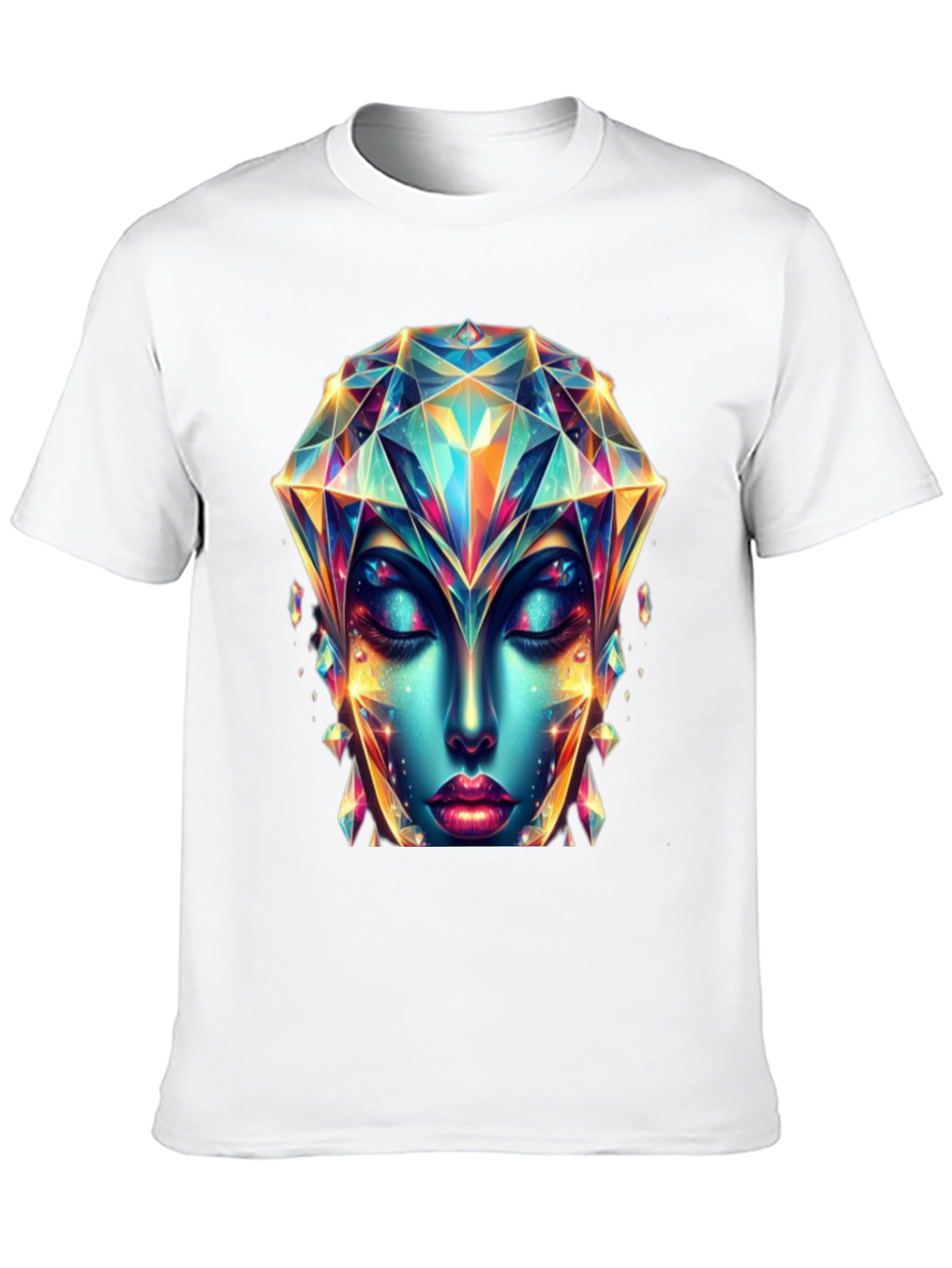 Crystal Diamond Woman Graphic Tee