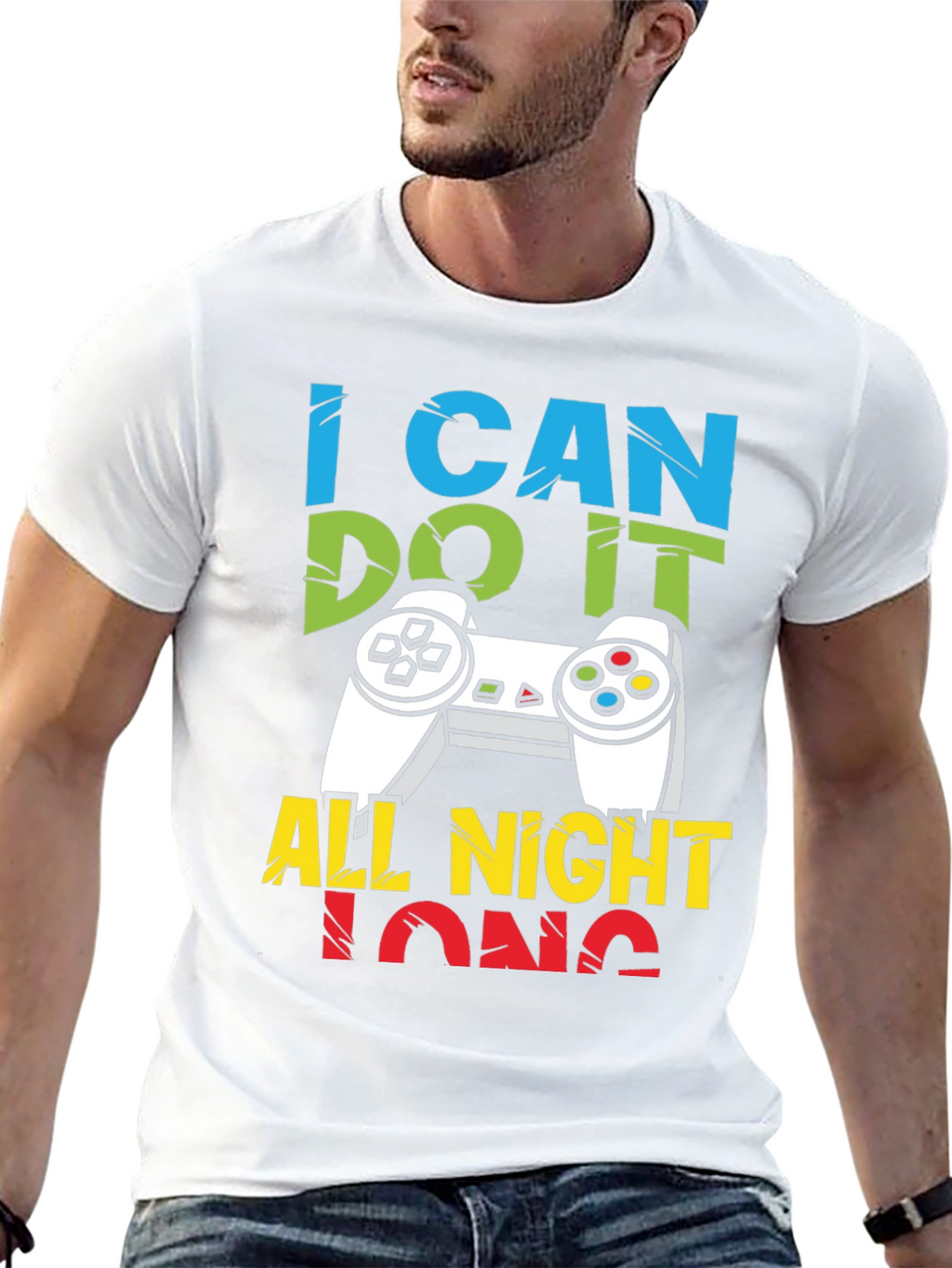 I Can Do It All Night Long Gaming T-Shirt