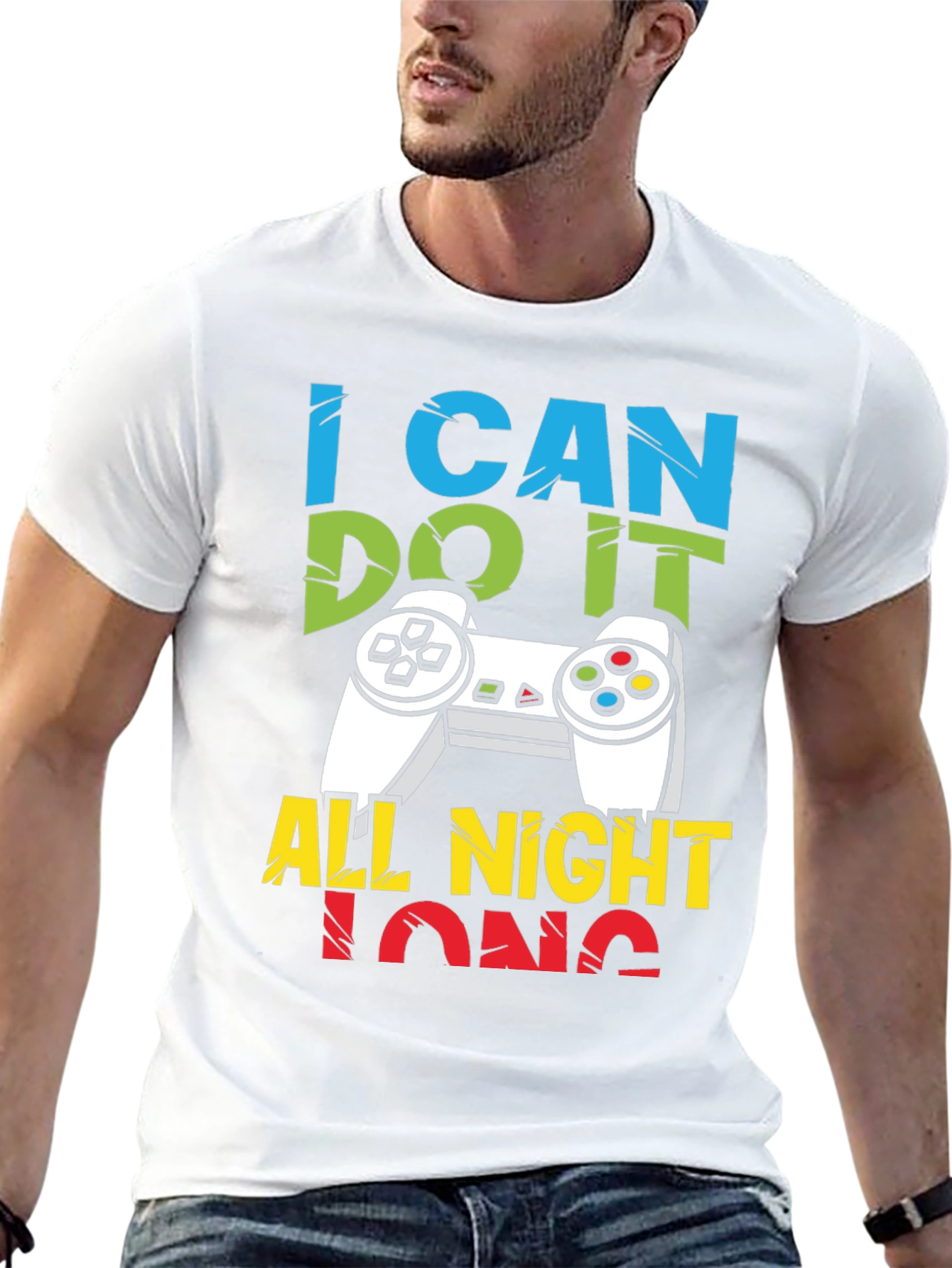 I Can Do It All Night Long Gaming T-Shirt