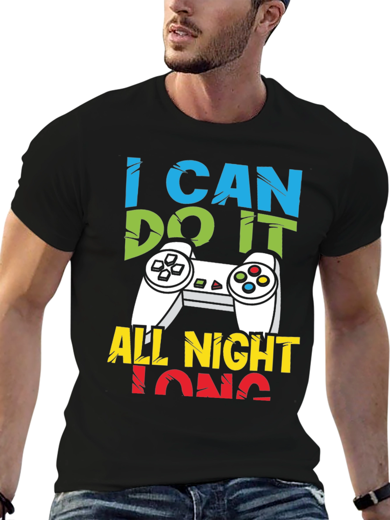 I Can Do It All Night Long Gaming T-Shirt