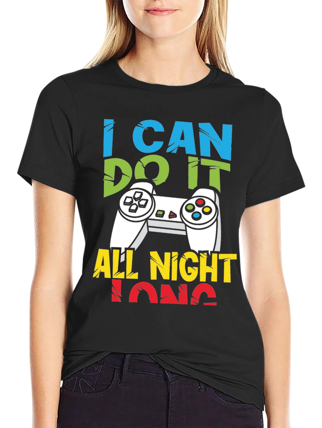 I Can Do It All Night Long Gaming T-Shirt