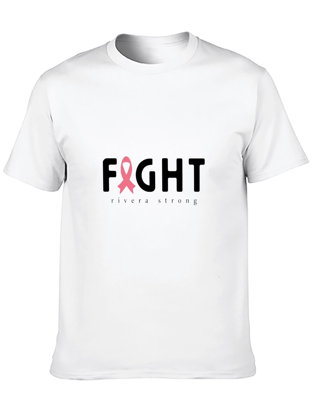 Fight Breast Cancer T-Shirt Rivera Strong Black
