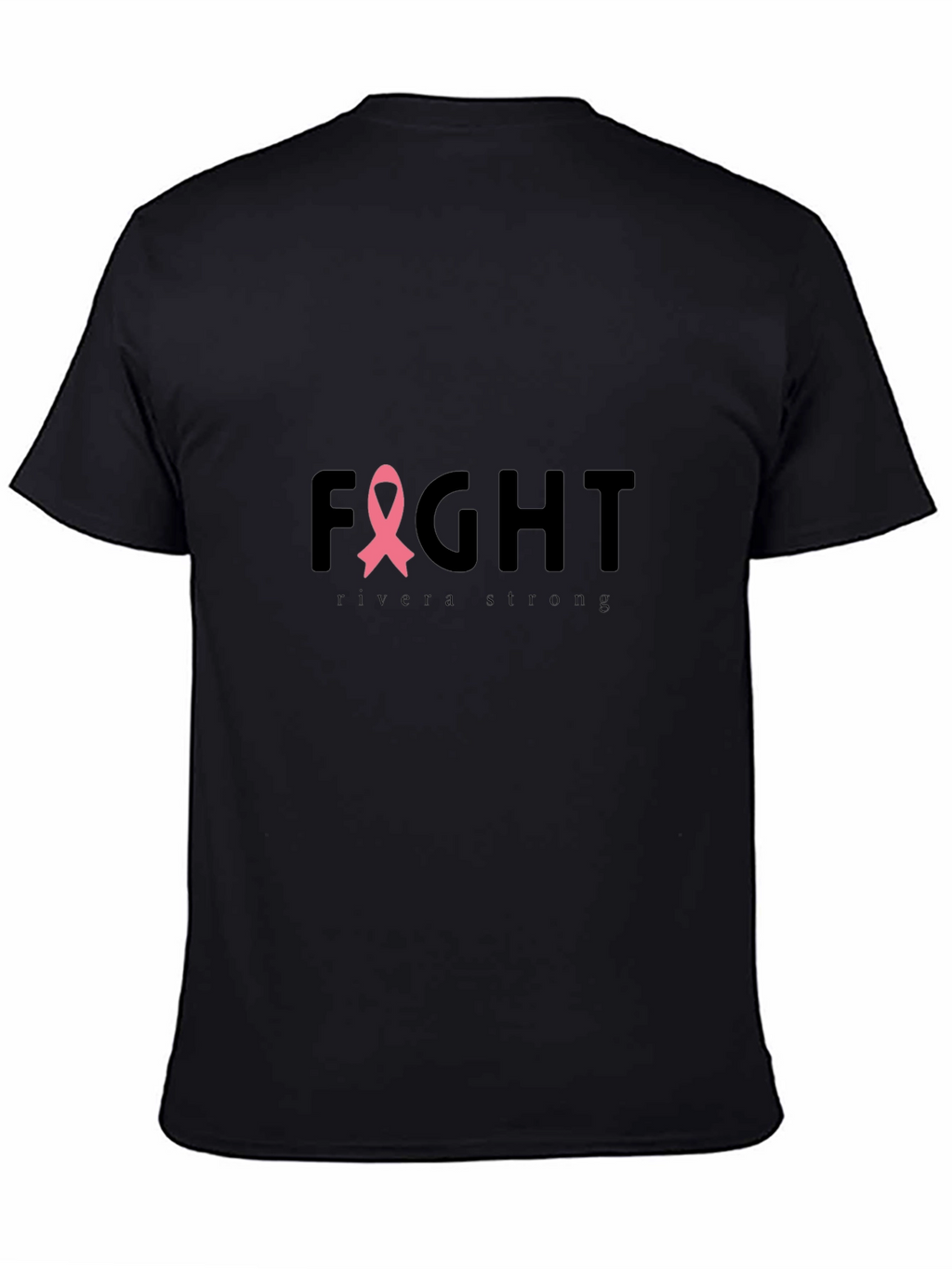 Fight Breast Cancer T-Shirt Rivera Strong Black