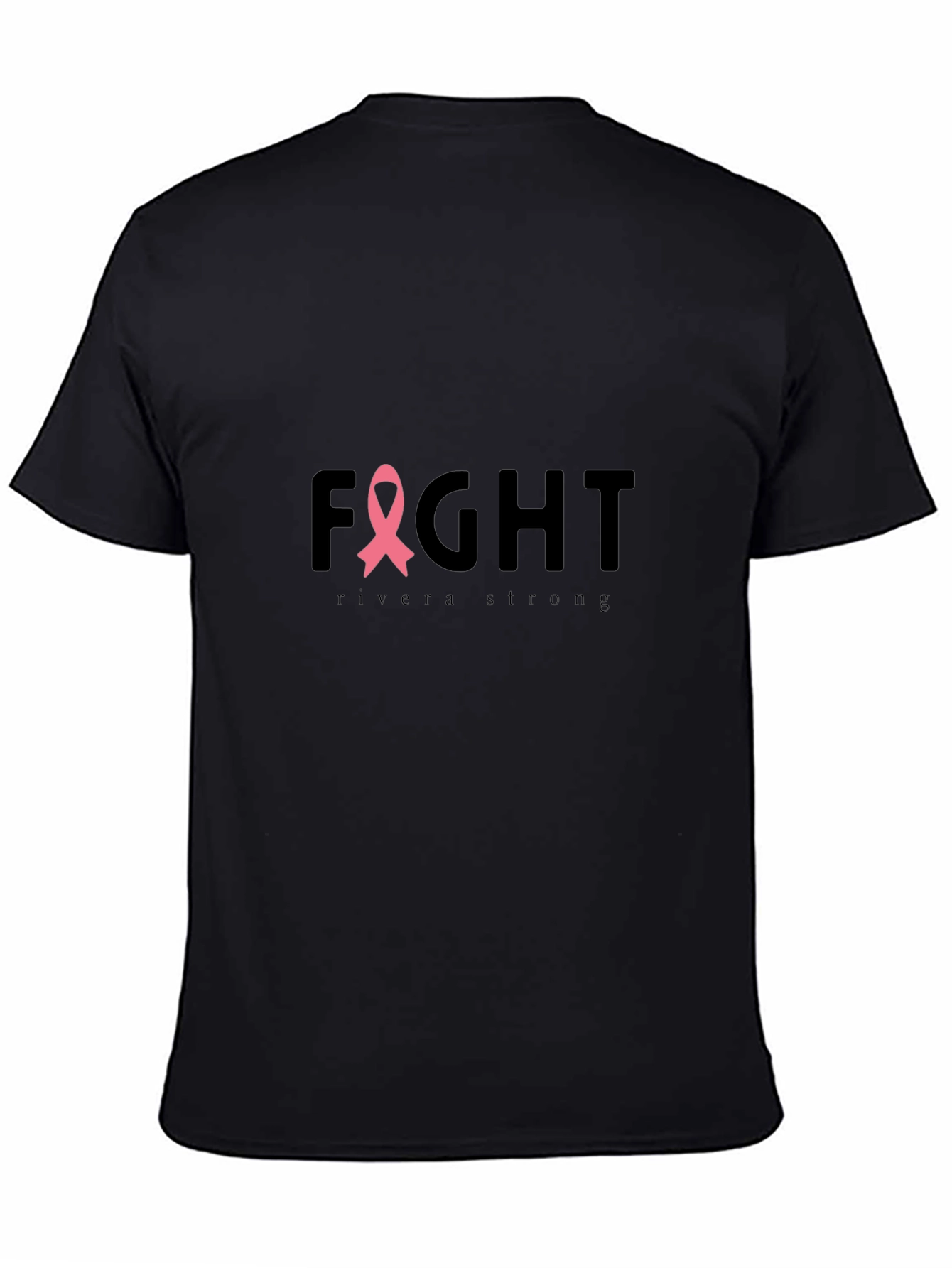 Fight Breast Cancer T-Shirt Rivera Strong Black