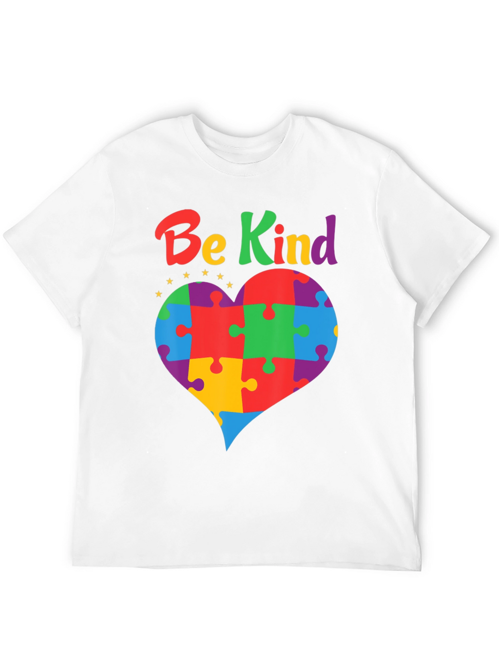 Be Kind Autism Awareness Heart T-Shirt