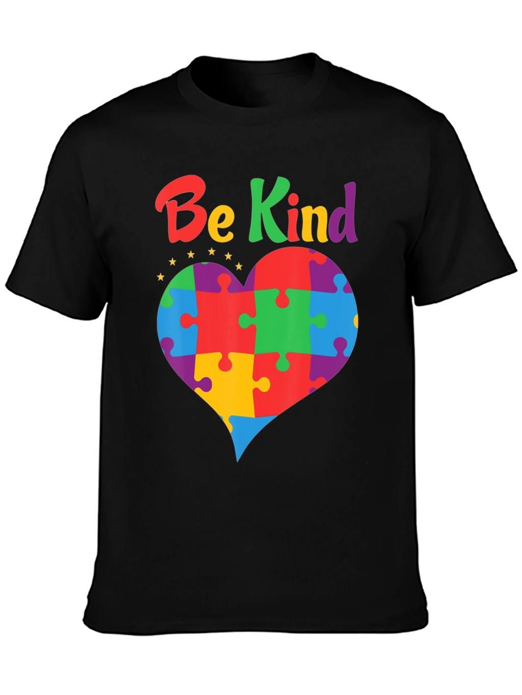 Be Kind Autism Awareness Heart T-Shirt
