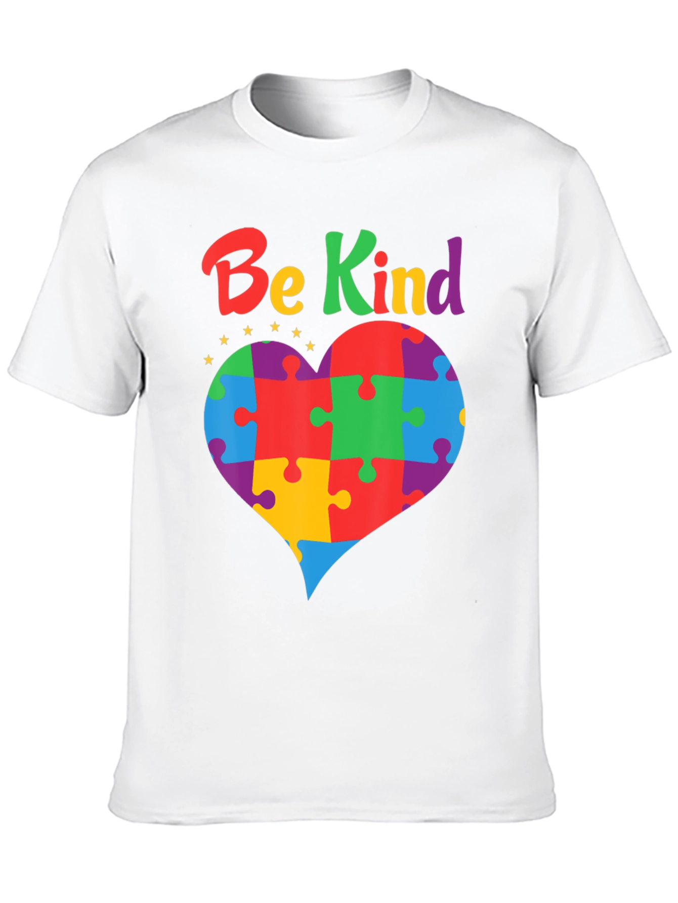 Be Kind Autism Awareness Heart T-Shirt