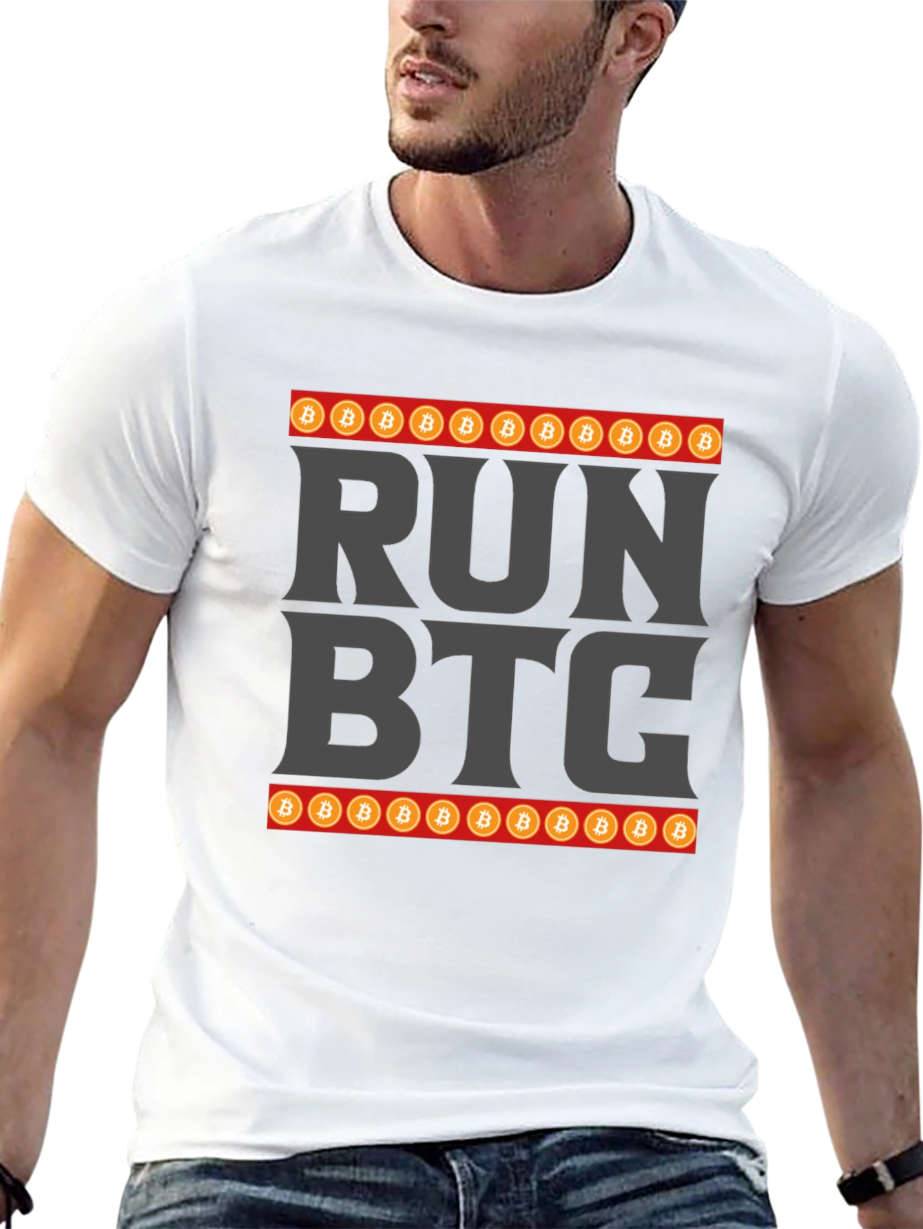 Run BTC Crypto T-Shirt