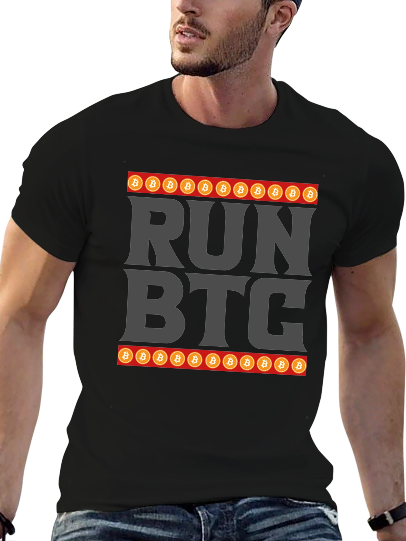 Run BTC Crypto T-Shirt