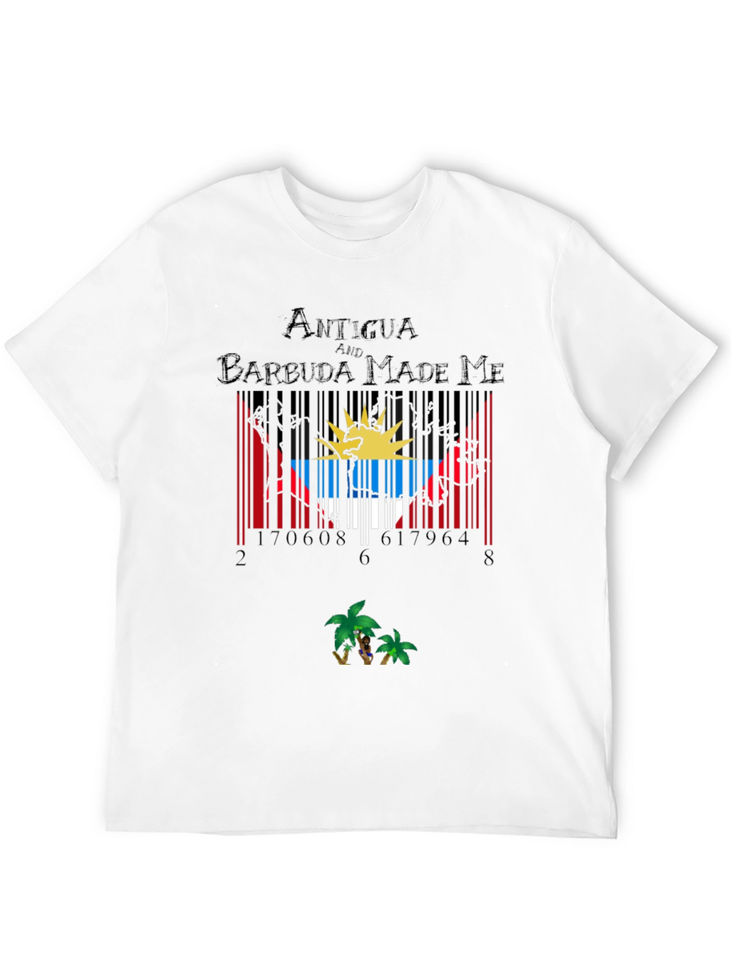 Antigua Barbuda Barcode T-Shirt