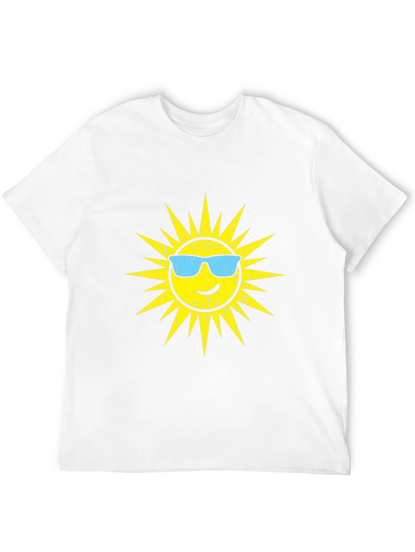 Cool Sun Graphic Tee - Black Cotton T-Shirt