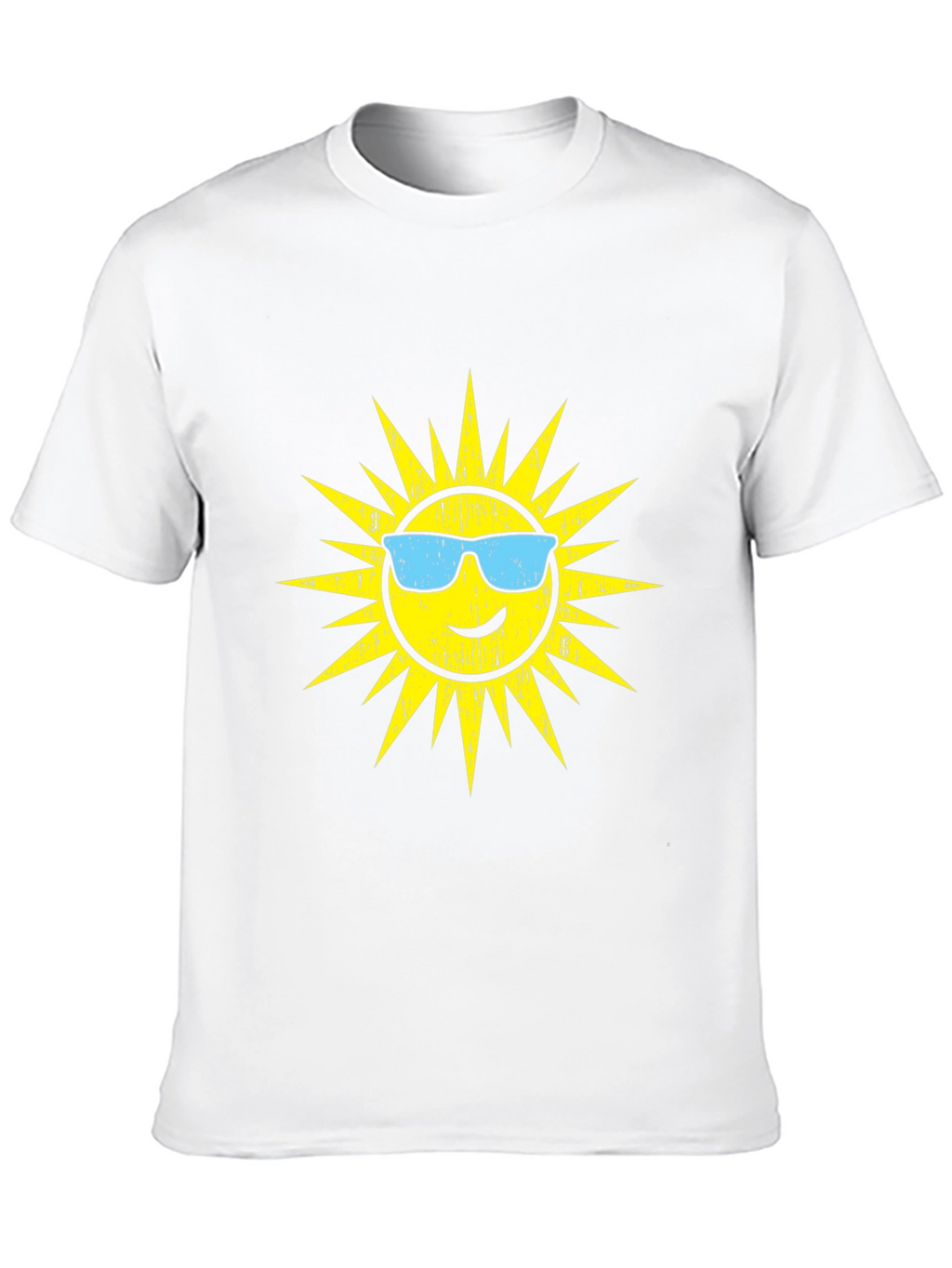 Cool Sun Graphic Tee - Black Cotton T-Shirt