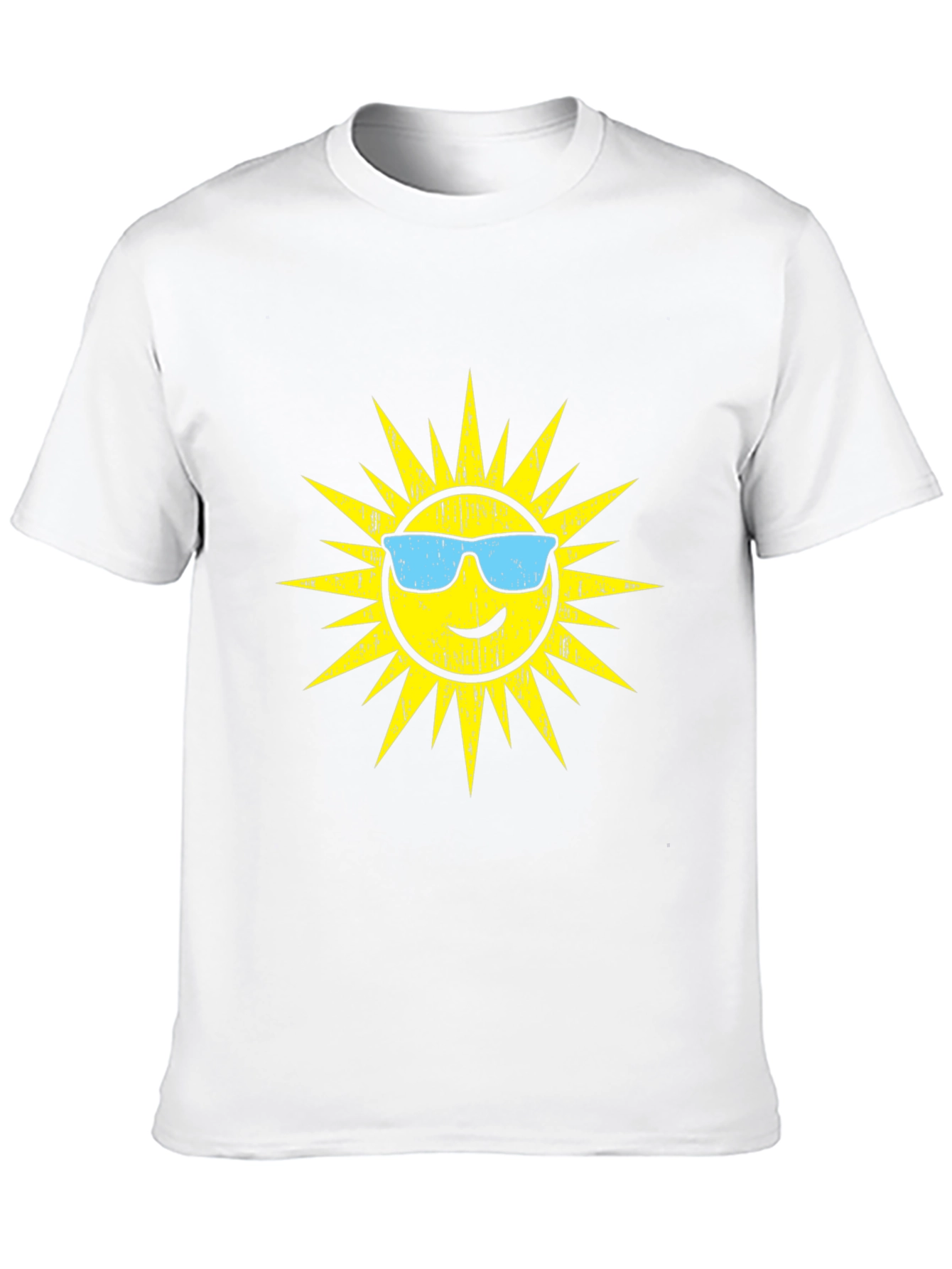 Cool Sun Graphic Tee - Black Cotton T-Shirt