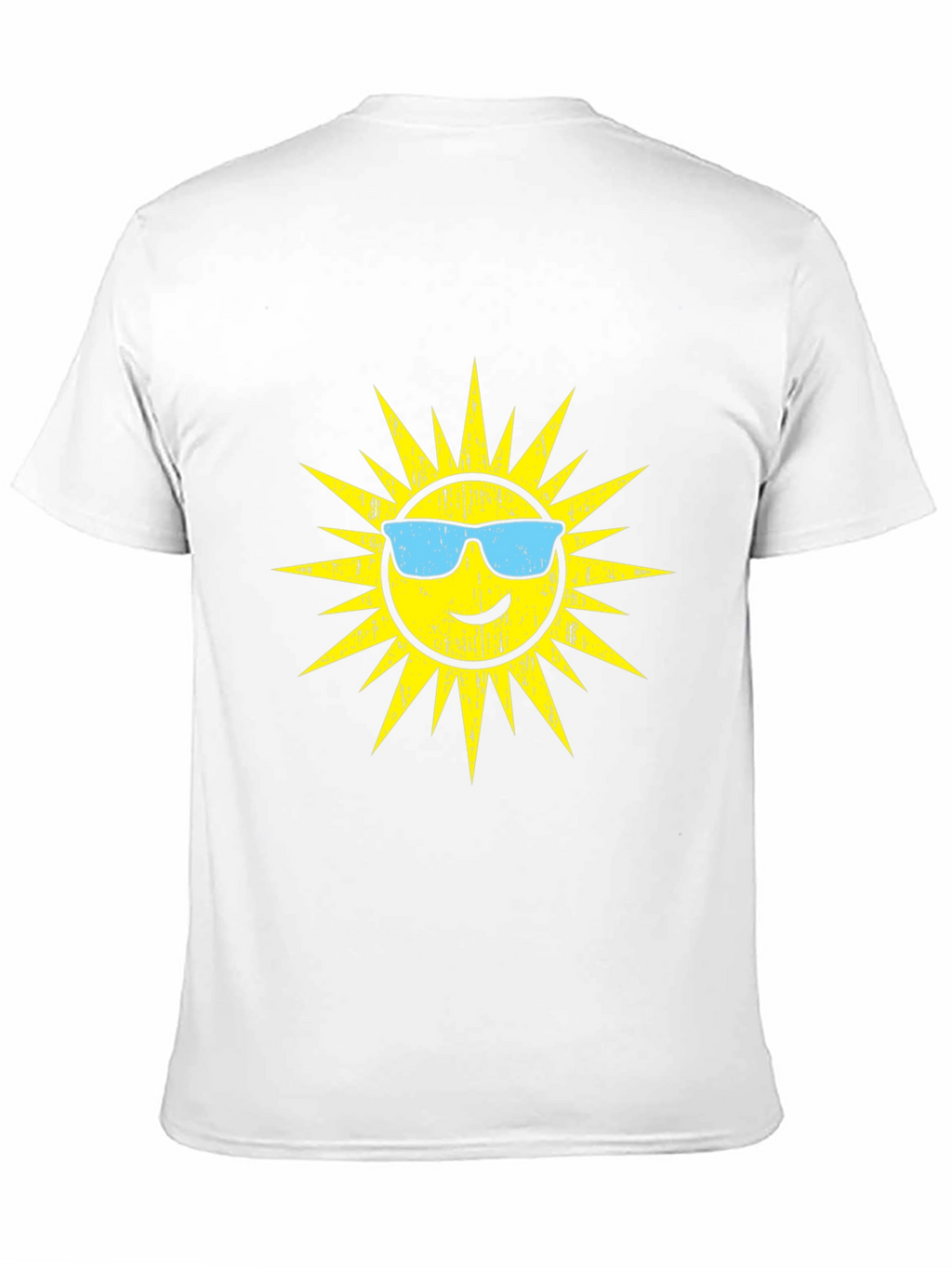 Cool Sun Graphic Tee - Black Cotton T-Shirt