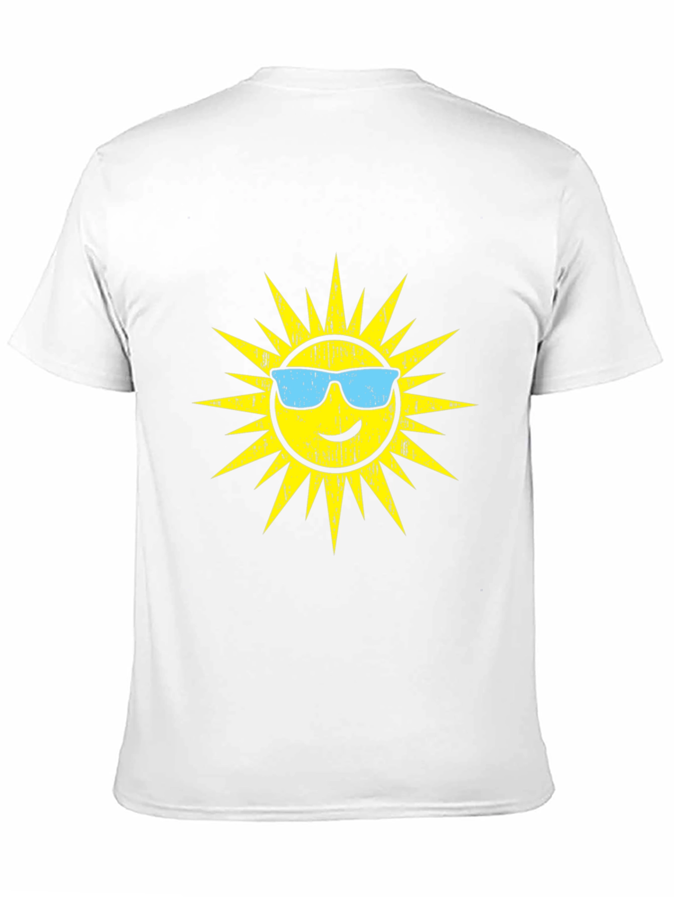 Cool Sun Graphic Tee - Black Cotton T-Shirt