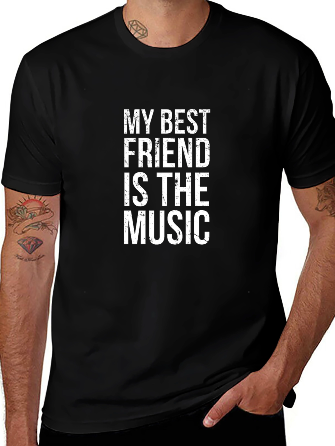 Music Lover T-Shirt - My Best Friend is The Music Tee