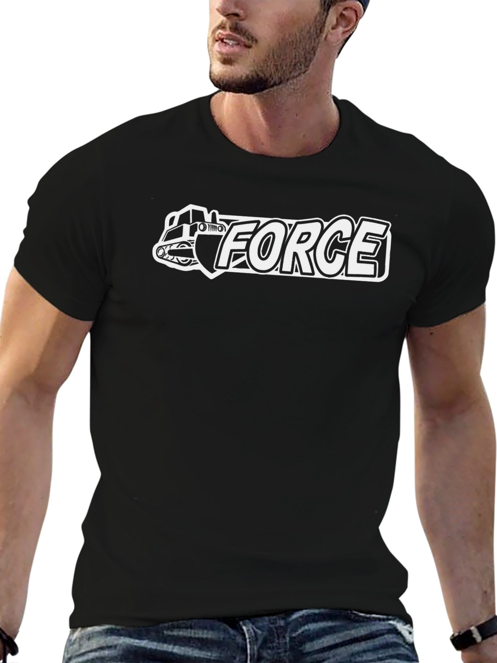 Force T-Shirt - Bulldozer Graphic Tee