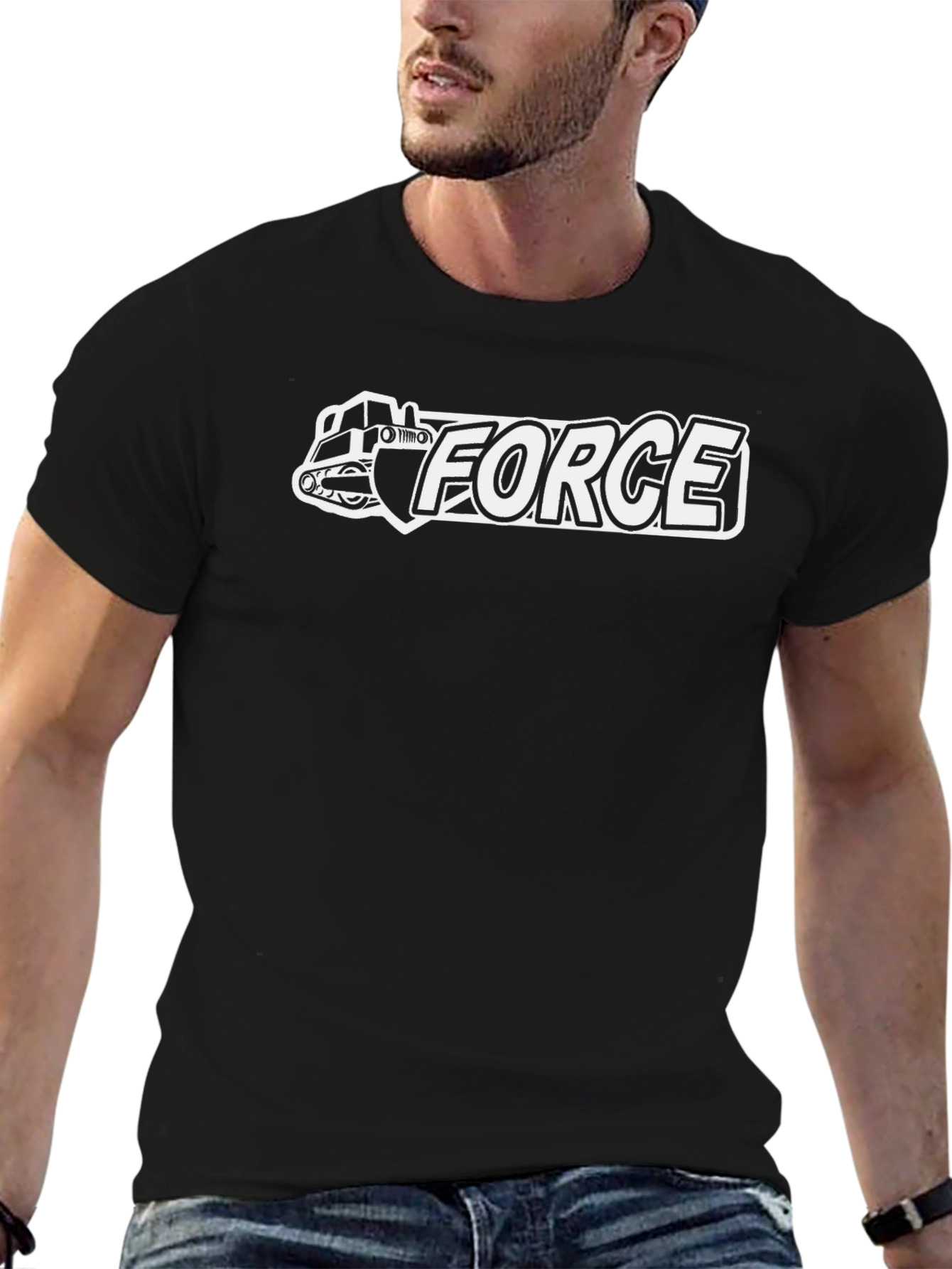Force T-Shirt - Bulldozer Graphic Tee