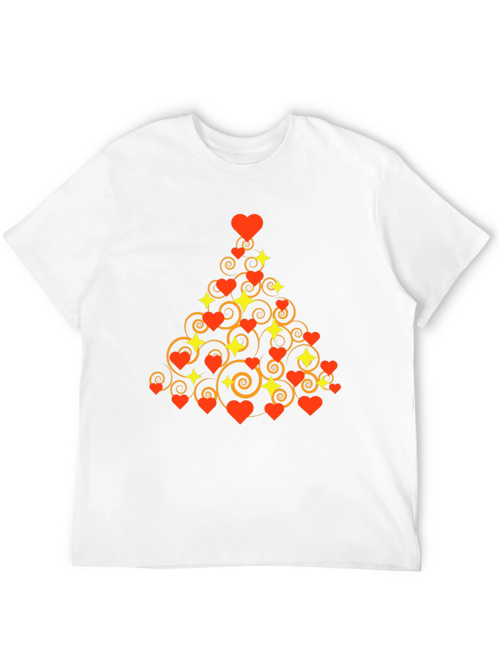 Heart Christmas Tree Tee