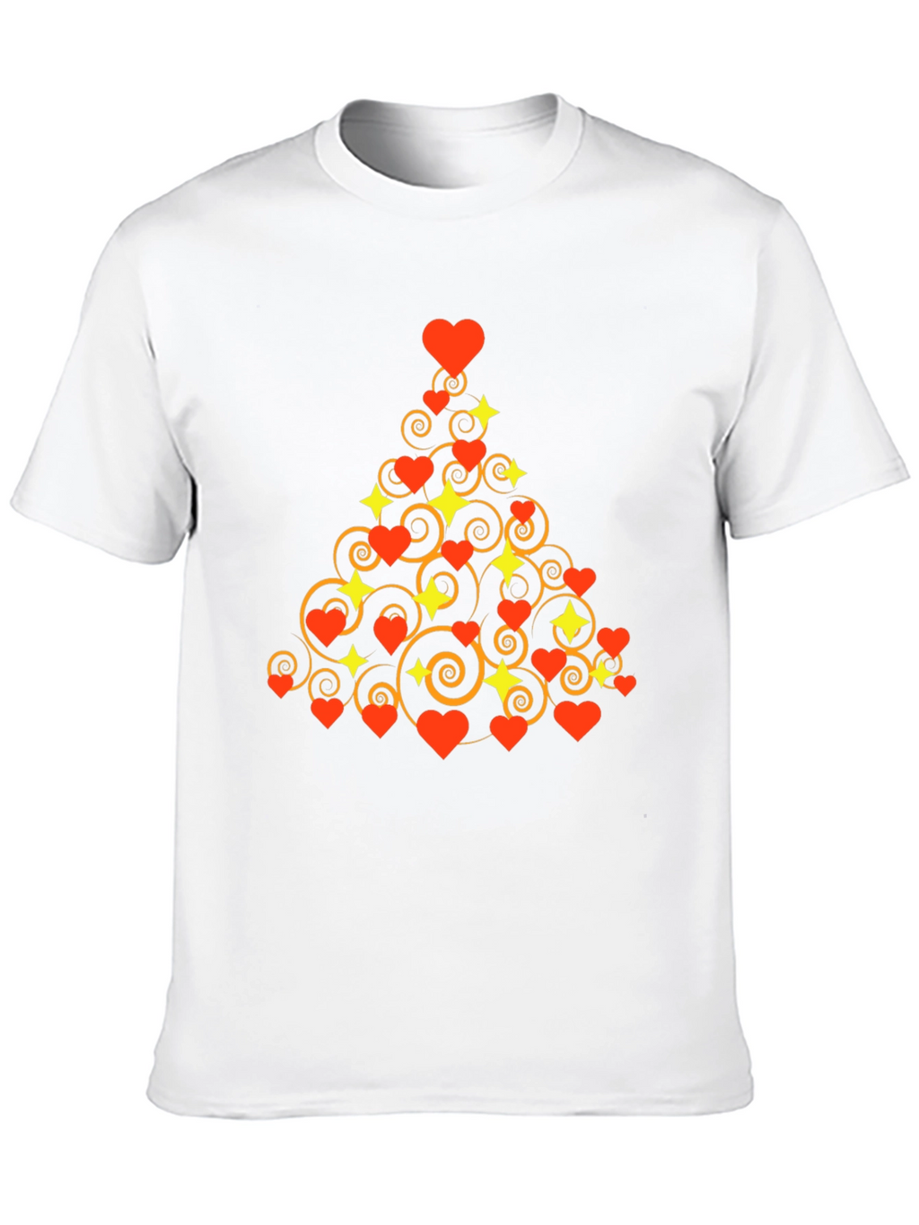 Heart Christmas Tree Tee