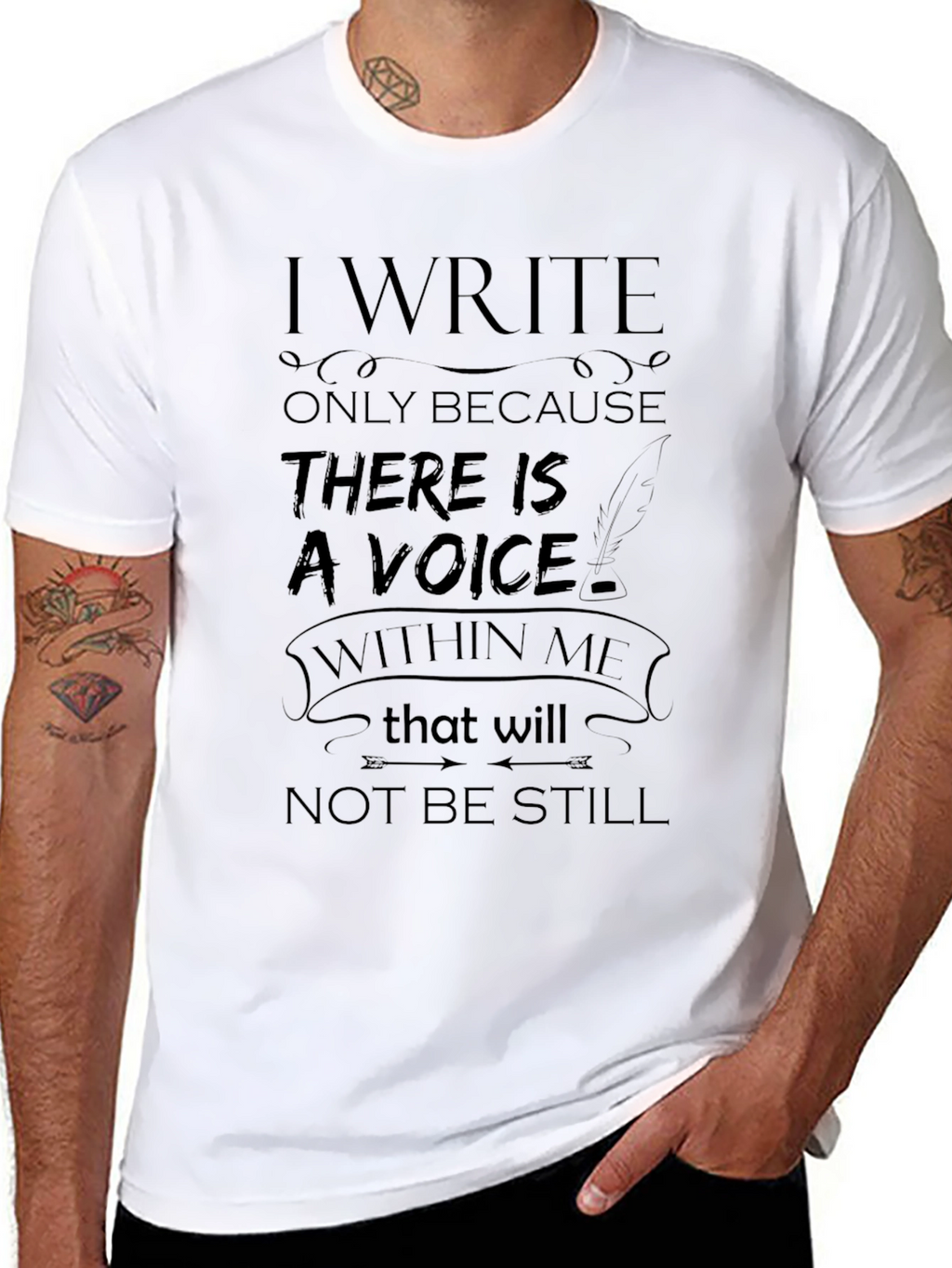 I Write T-Shirt - Express Yourself
