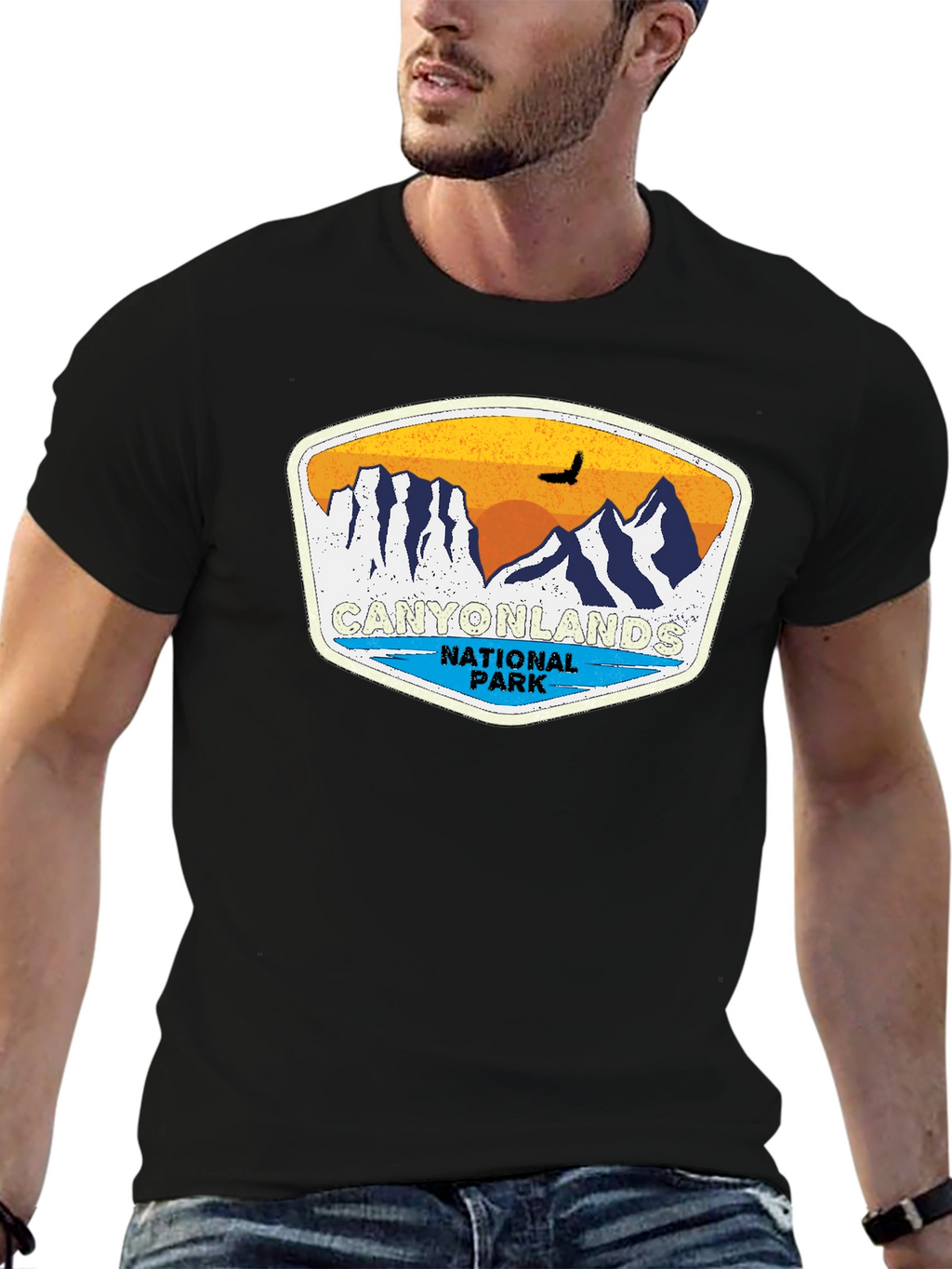 Canyonlands National Park Graphic Tee - Black