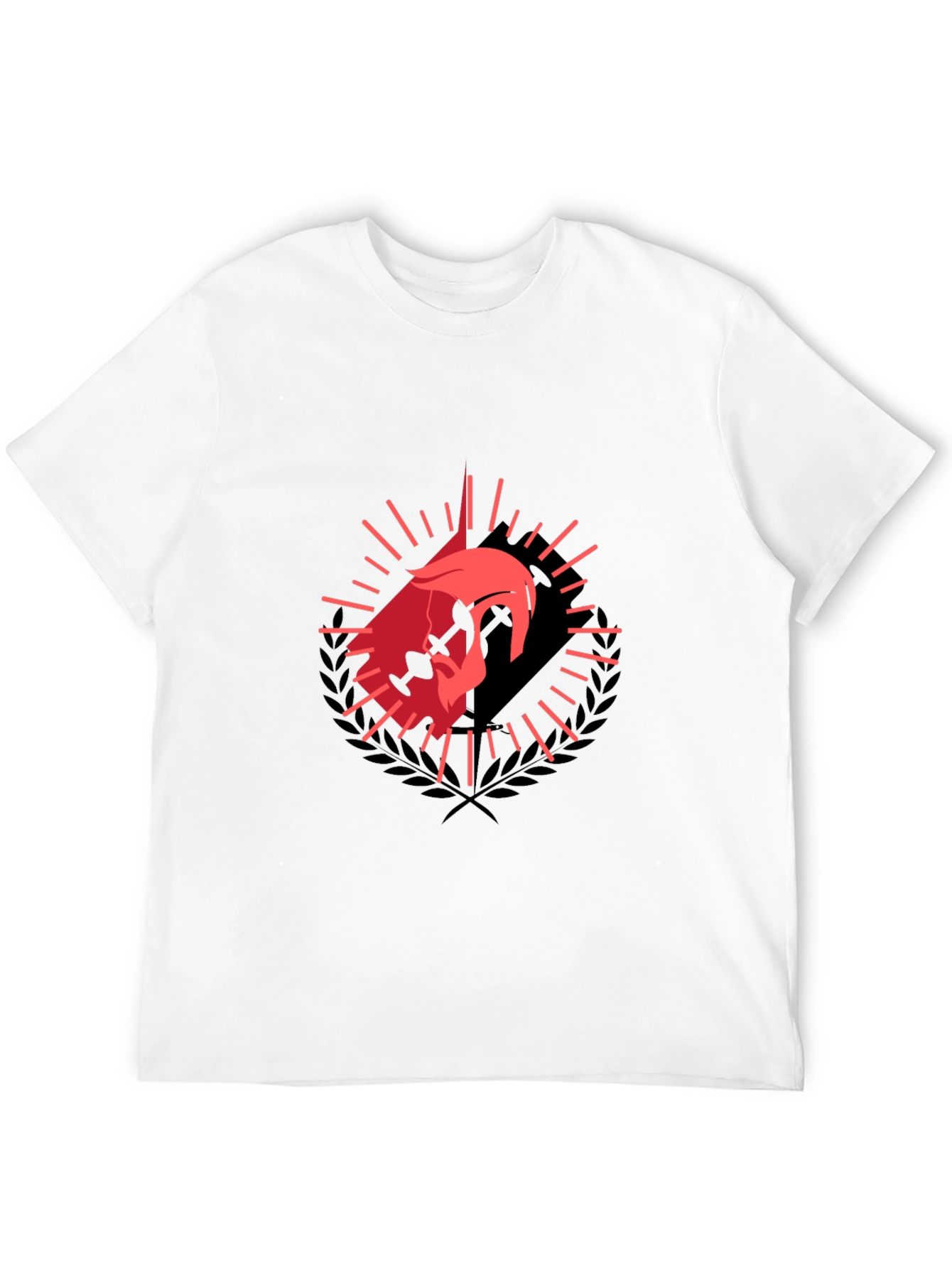 Spartan Helmet Graphic Black T-Shirt