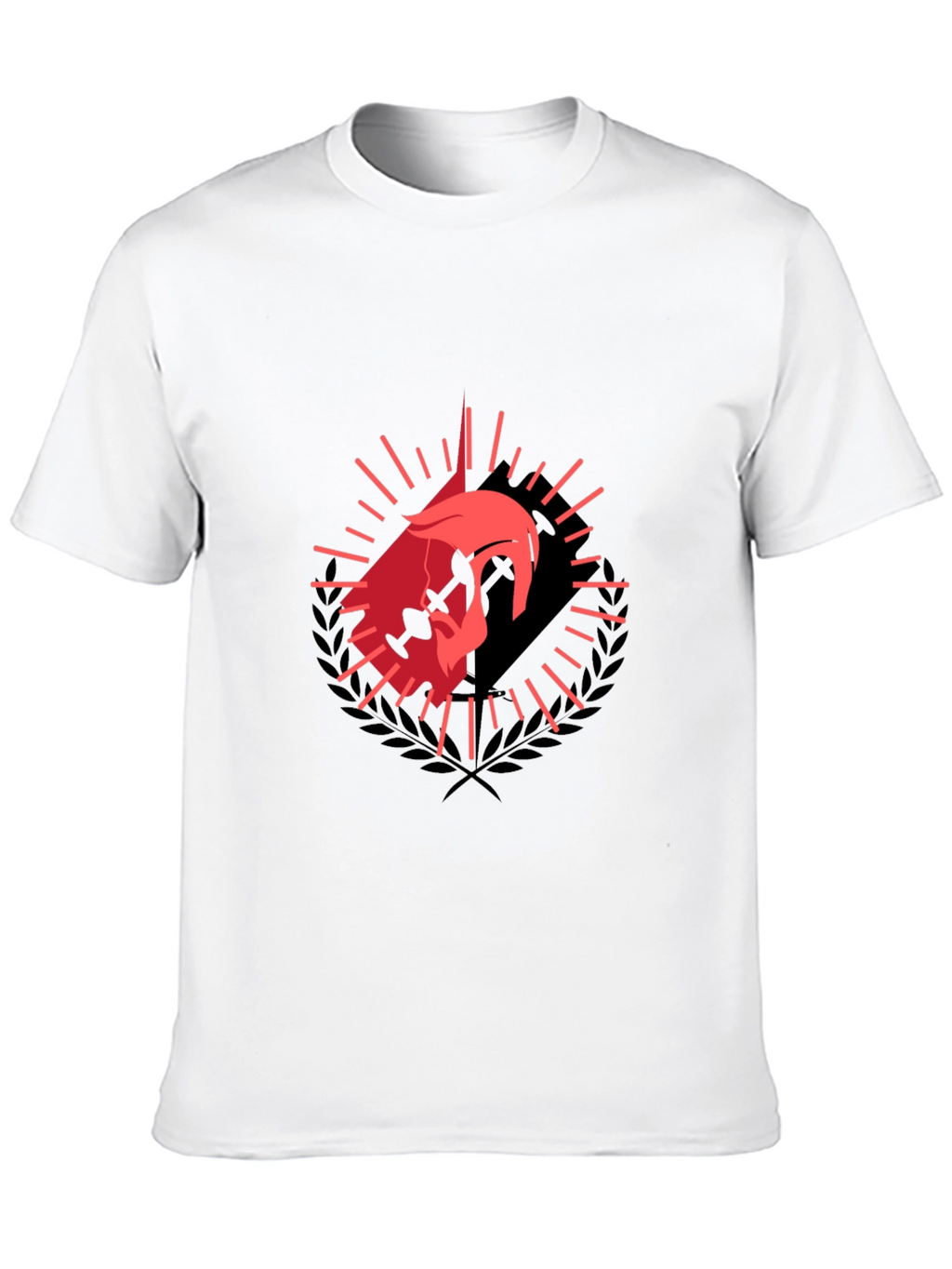 Spartan Helmet Graphic Black T-Shirt