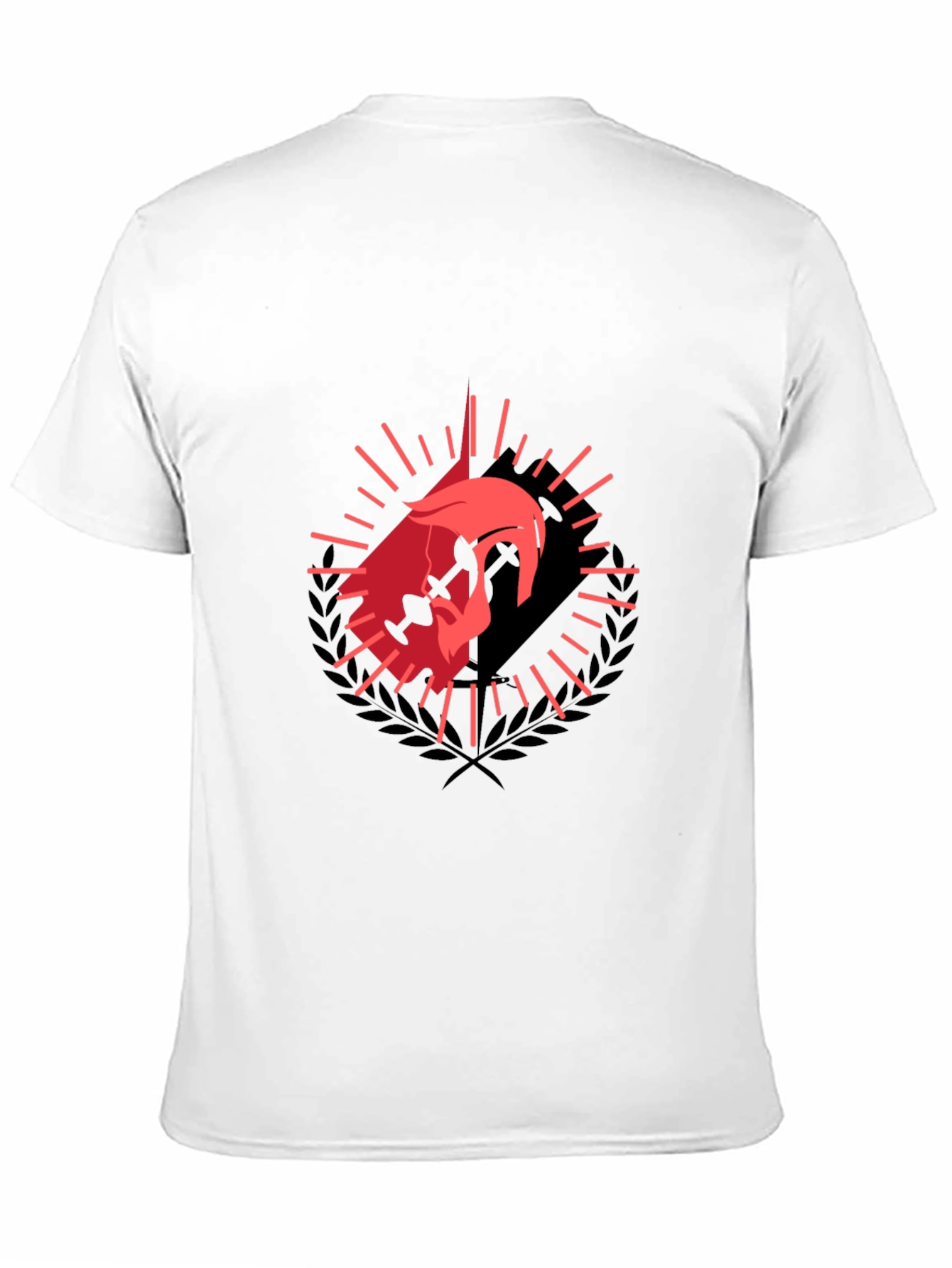 Spartan Helmet Graphic Black T-Shirt