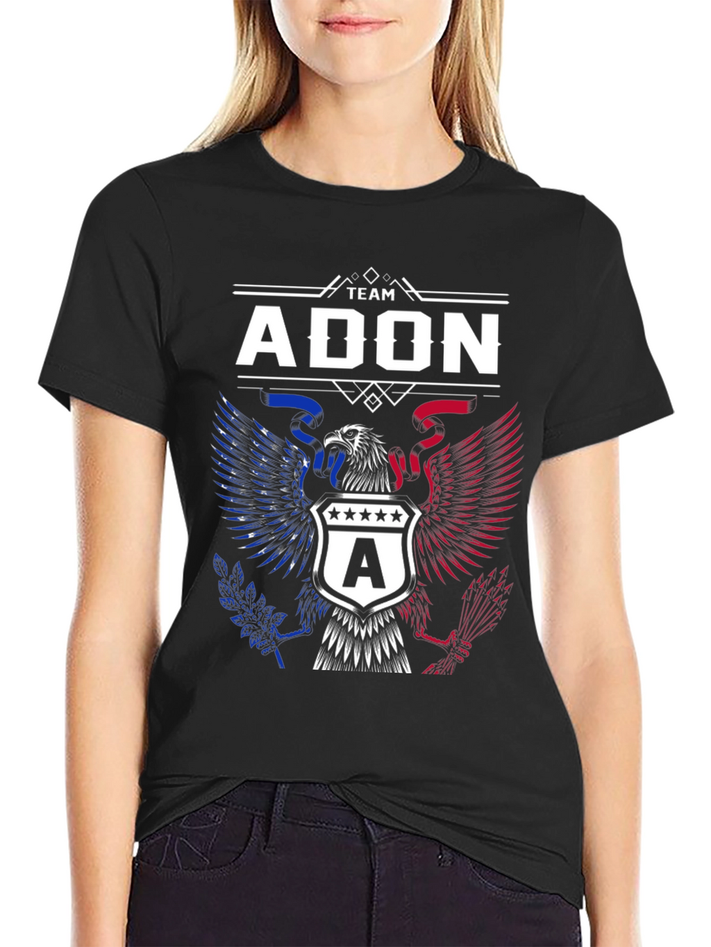 Team Adon Eagle Crest Graphic Tee