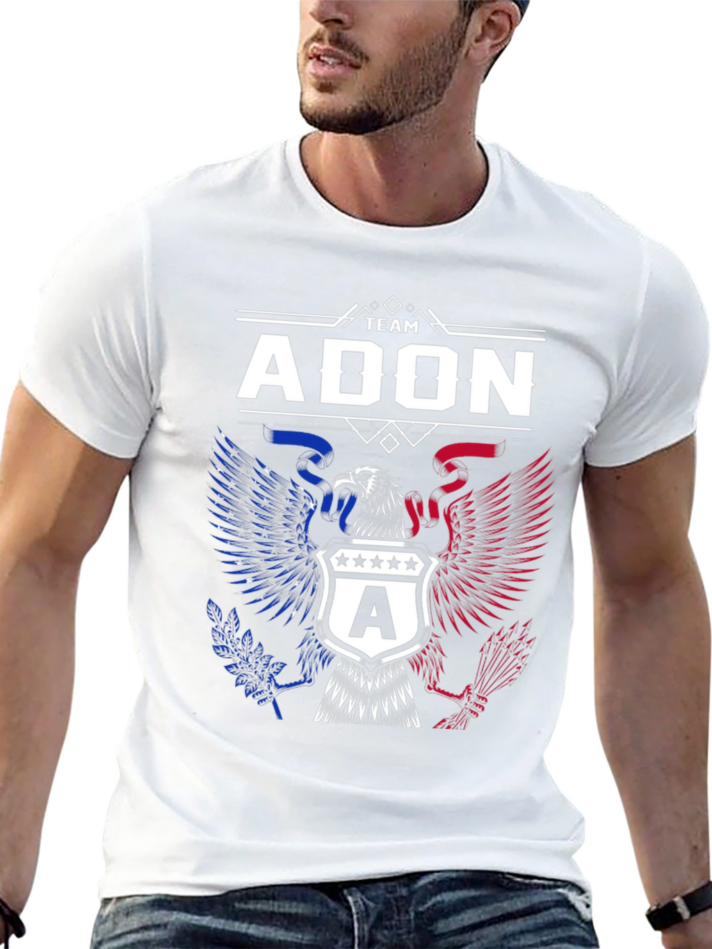 Team Adon Eagle Crest Graphic Tee