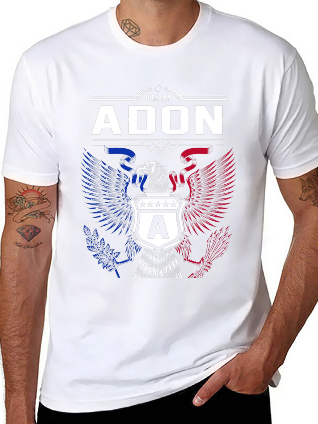 Team Adon Eagle Crest Graphic Tee