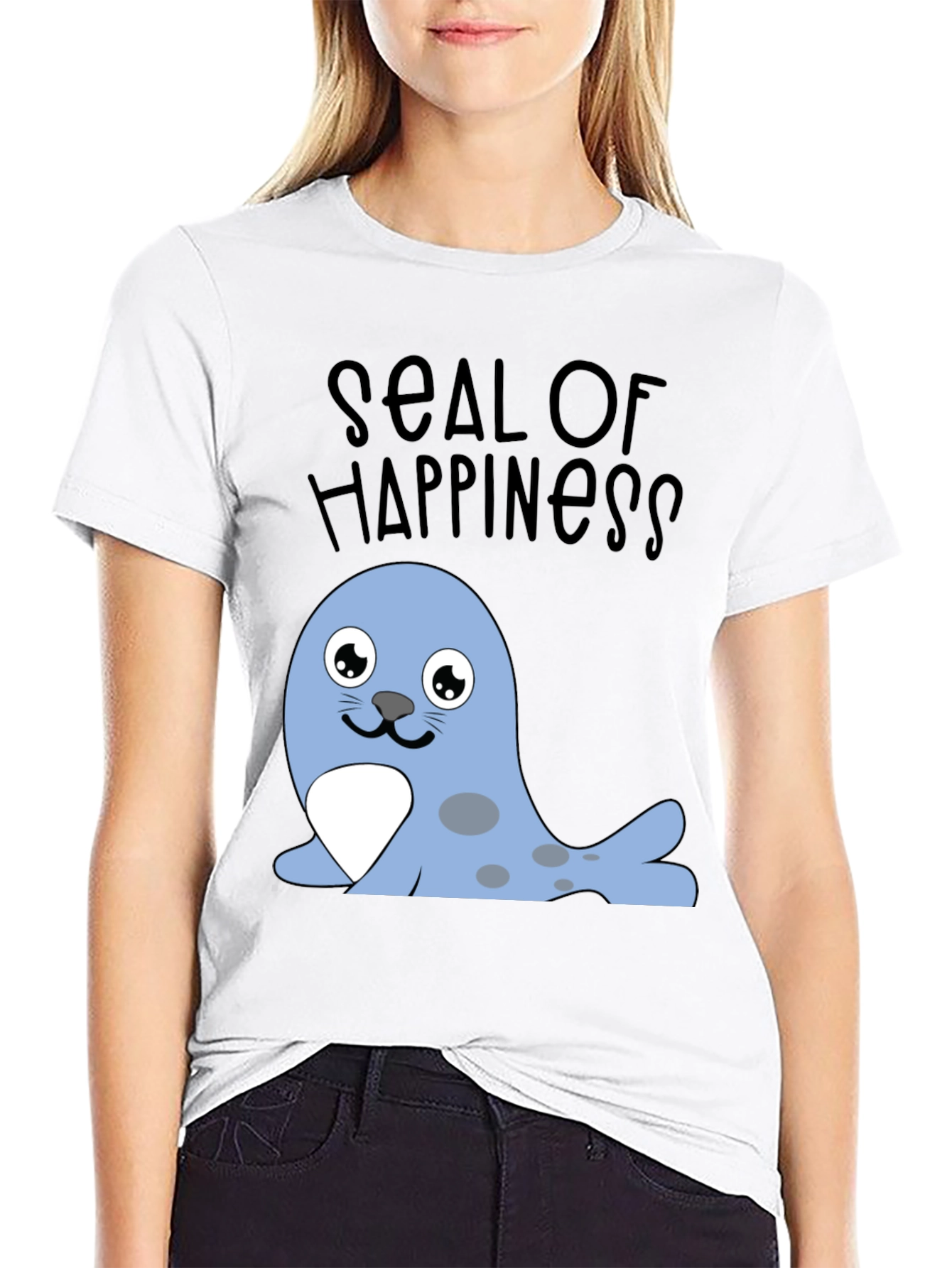 Seal of Happiness Graphic T-Shirt