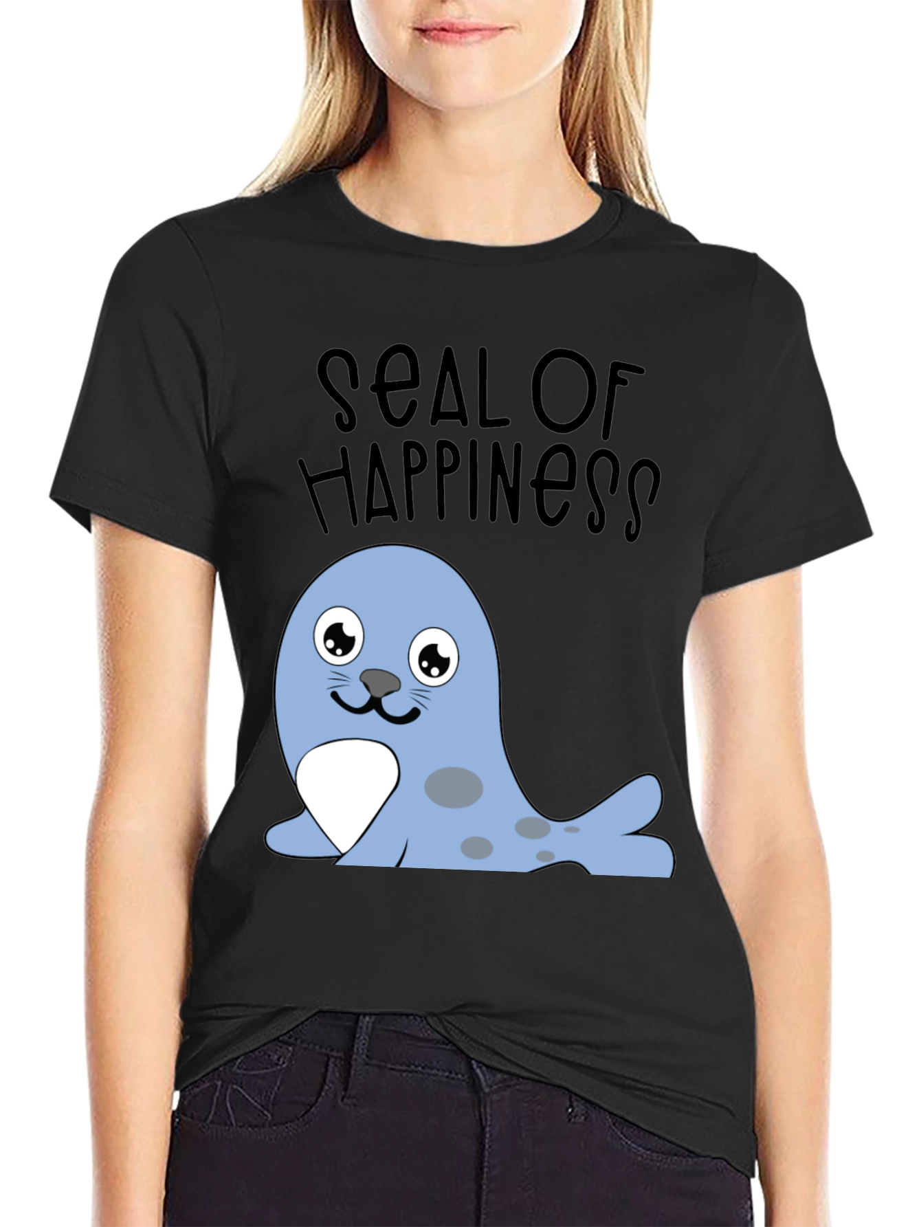 Seal of Happiness Graphic T-Shirt