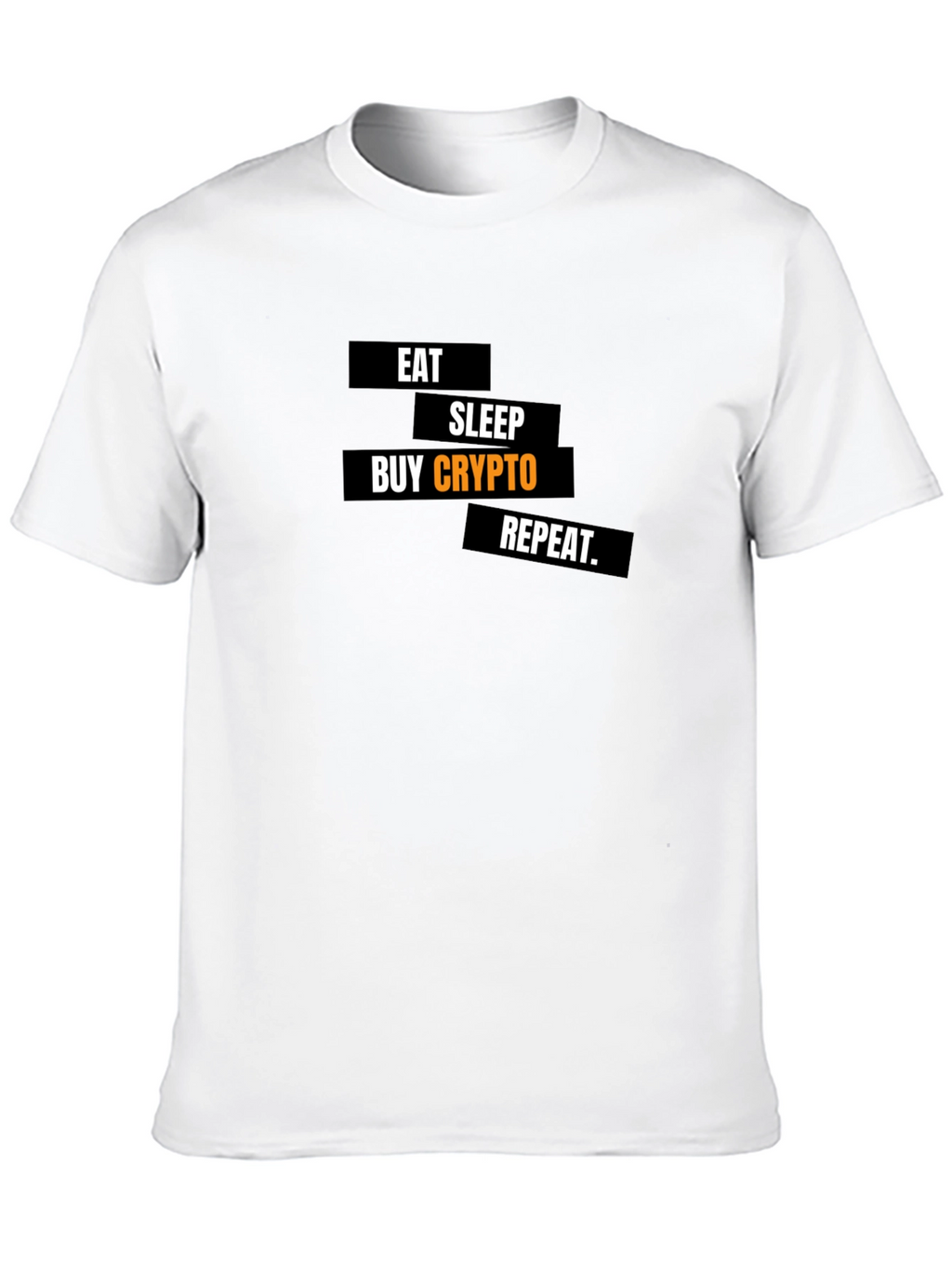 Eat Sleep Buy Crypto Repeat Black T-Shirt