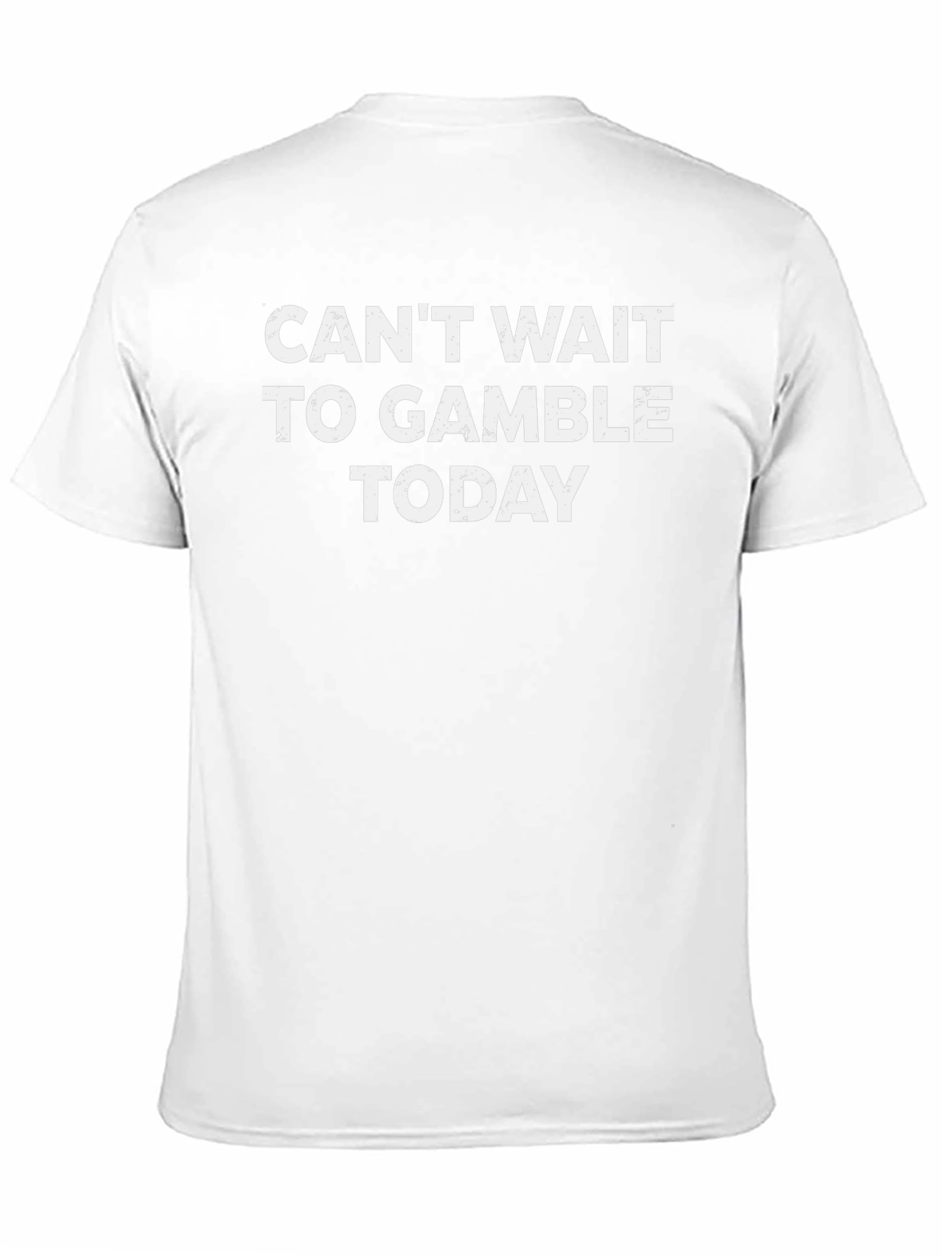 Cant Wait to Gamble Today Black T-Shirt