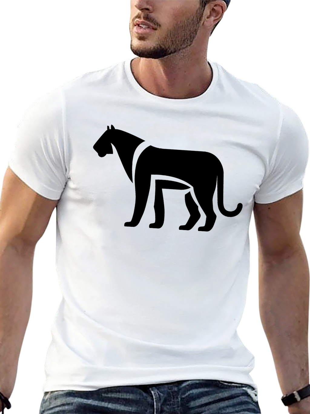 Black Panther Graphic Tee - Mens Fashion
